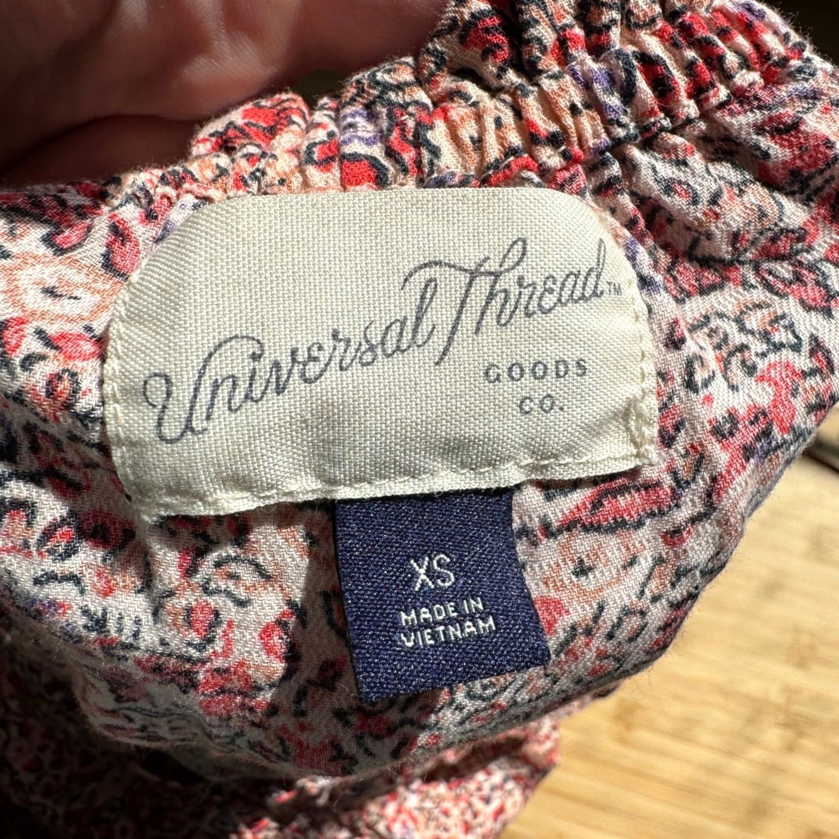 Vintage Universal Thread Pink Floral Pintuck Mini Dress L Size L / US 10 / IT 46 - 3 Thumbnail