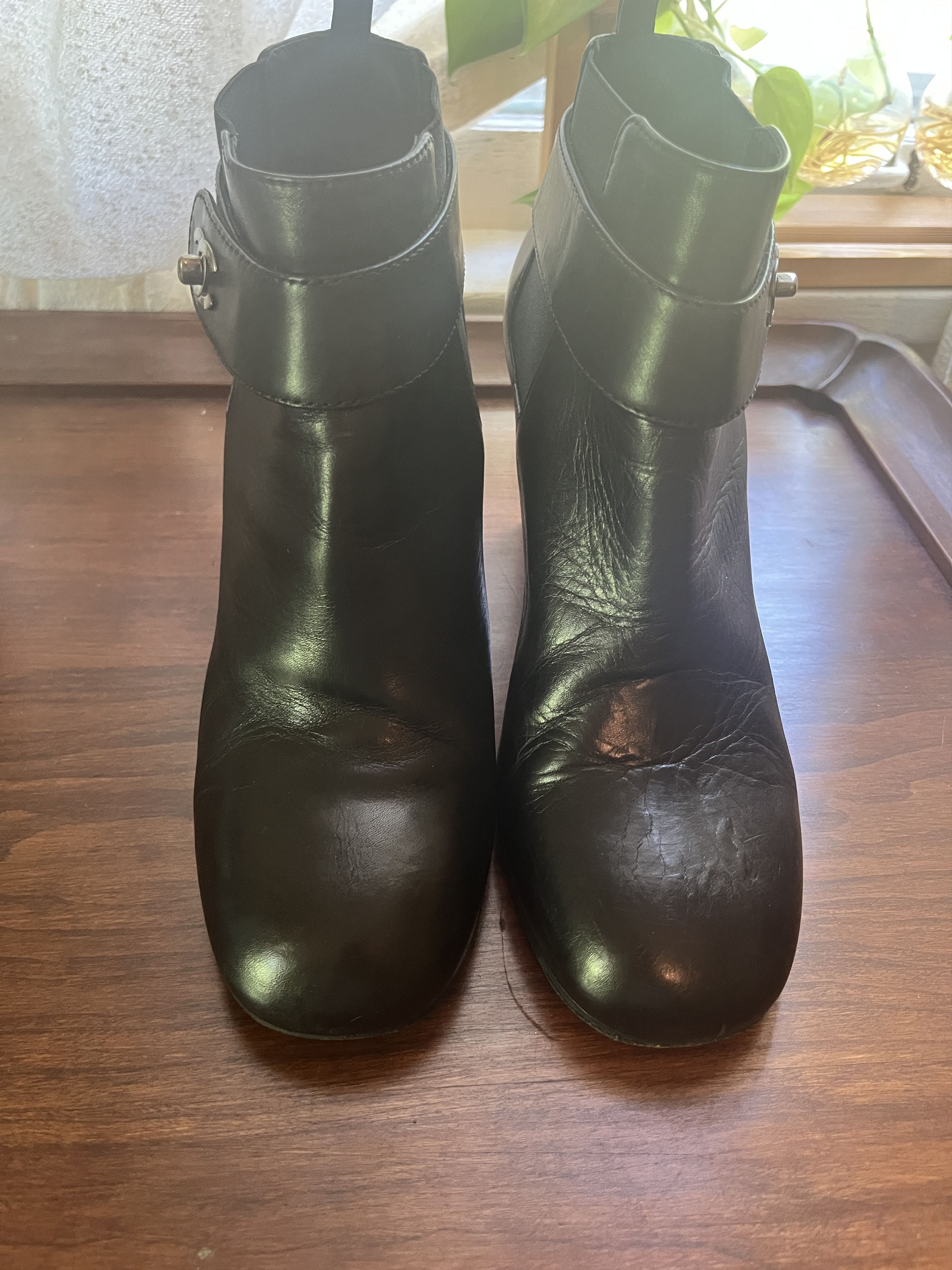 Chanel Chanel black leather boots size 39 US7 Size US 7 / IT 37 - 2 Thumbnail