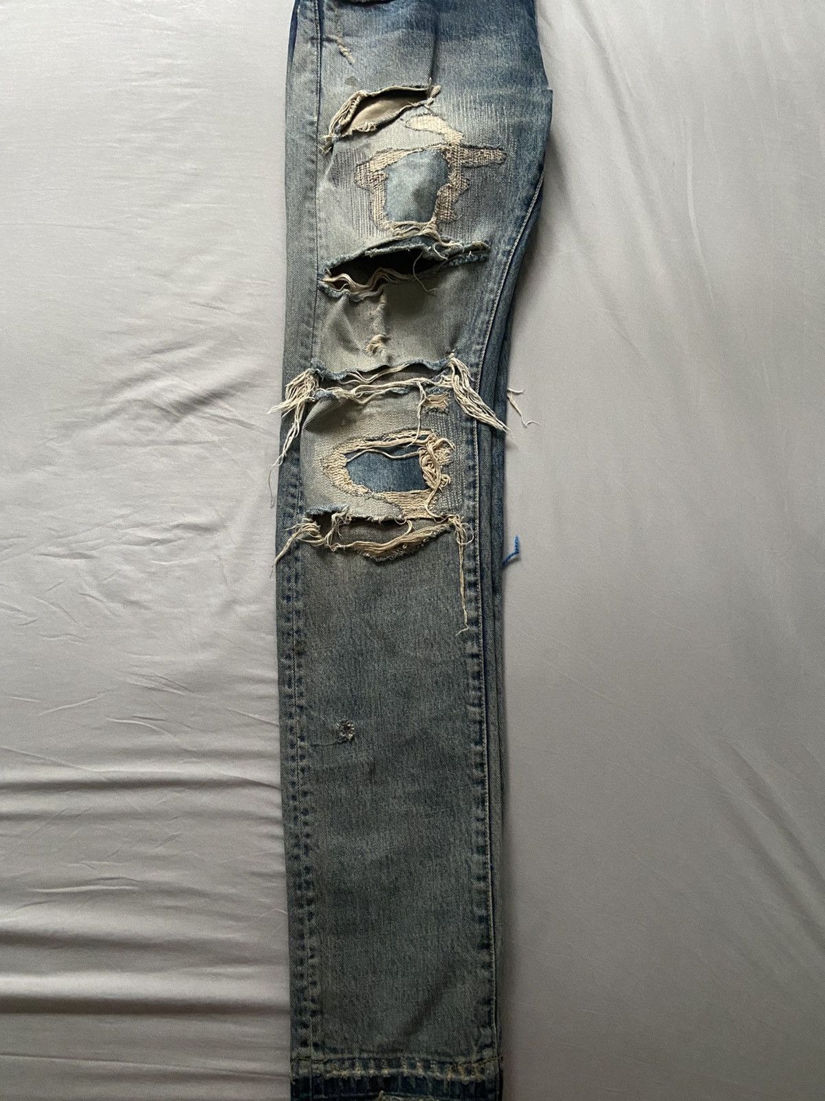 Undercover SS10 Undercover 68 Blue yarns Size US 30 / EU 46 - 2 Thumbnail