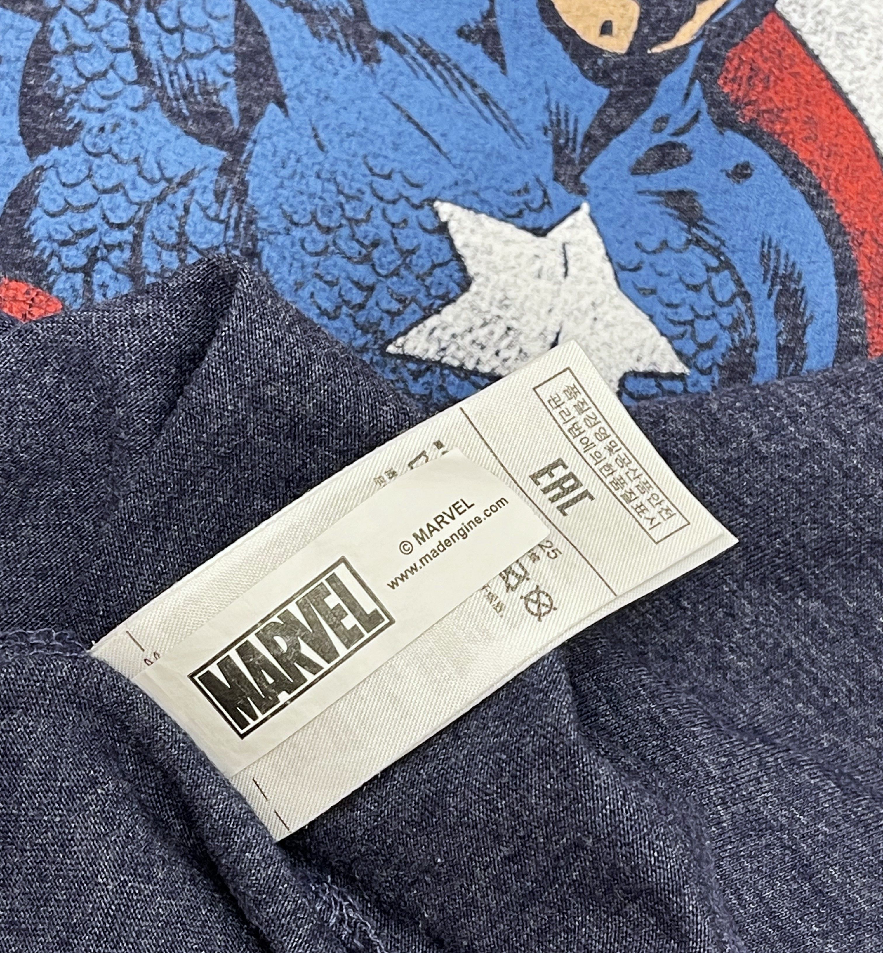Vintage CAPTAN AMERICA MARVEL Size US XXL / EU 58 / 5 - 4 Thumbnail