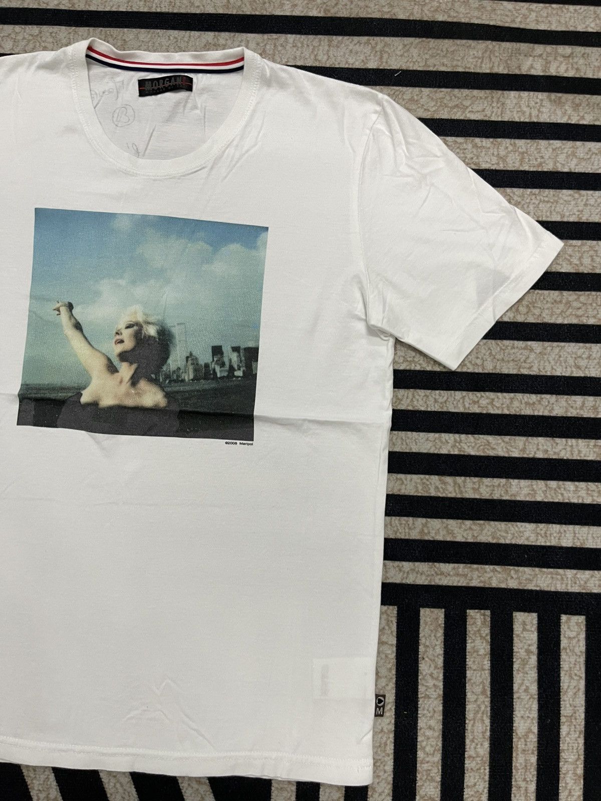 Morgan Homme RARE VINTAGE MARIPOLARAMA POLAROIDS MADONNA BOOK COVER TEES Size US S / EU 44-46 / 1 - 4 Thumbnail