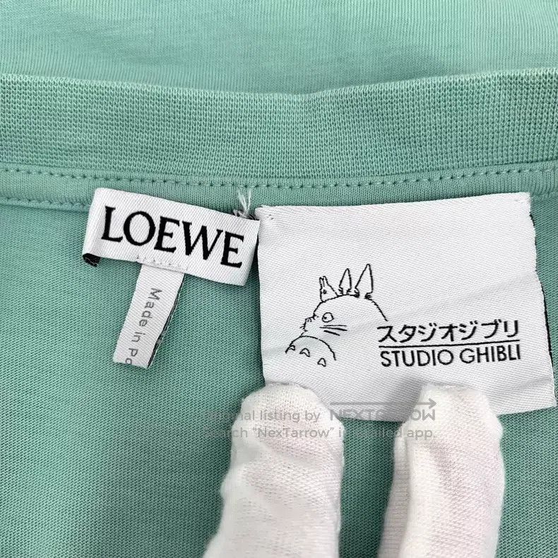 Loewe Loewe Green Logo Letter Cartoon Printed Cotton Crew Neck S Size M / US 6-8 / IT 42-44 - 5 Thumbnail