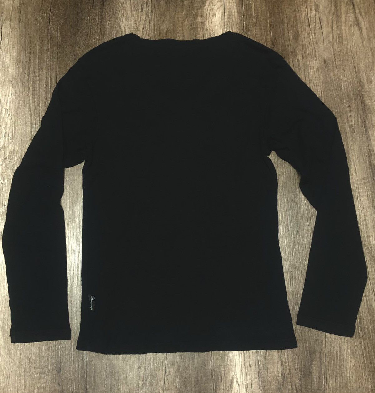Japanese Brand Bernings Sho Black Label V Stitch Long Sleeve Tee Shirt Size US M / EU 48-50 / 2 - 22 Thumbnail