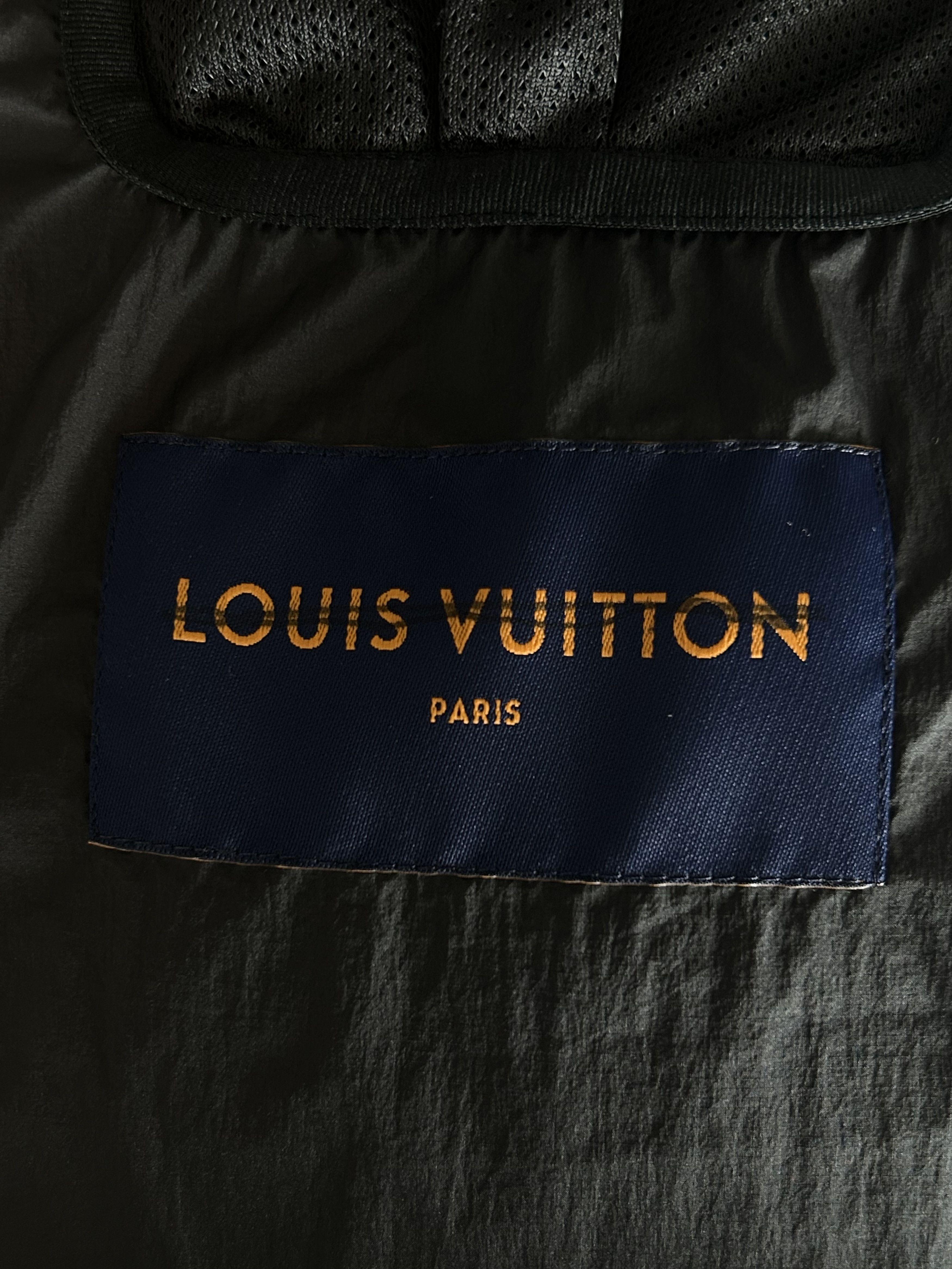 Louis Vuitton Black & Grey 2054 Monogram Heat Reflective Puffer Jacket Size US L / EU 52-54 / 3 - 3 Thumbnail