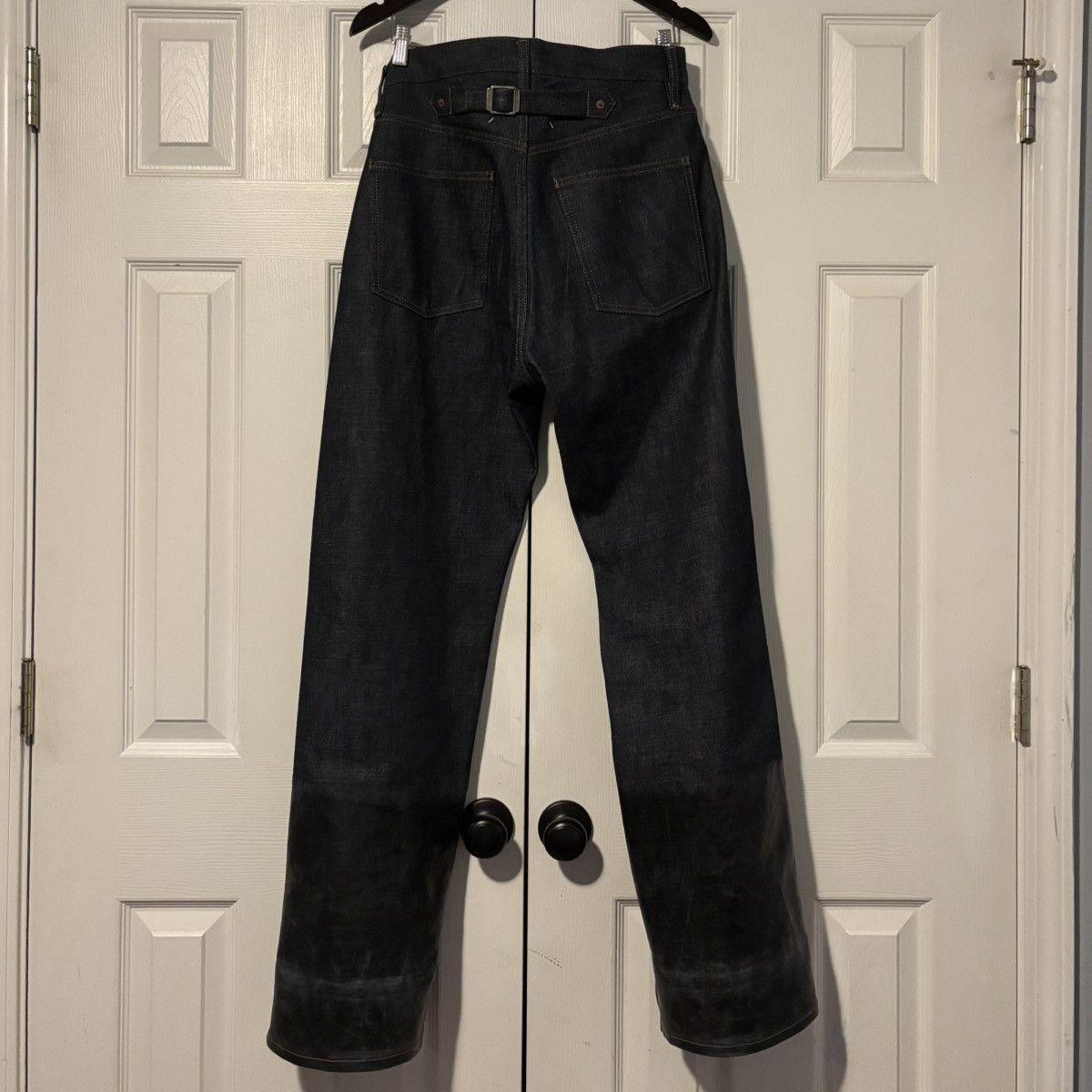 Maison Margiela Maison Margiela Lacquered Turn-up Jeans Size US 28 / EU 44 - 4 Thumbnail