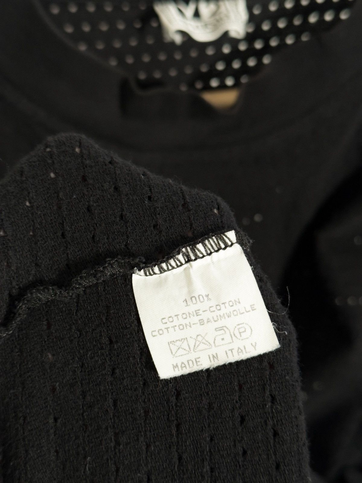 Versace Versace V2 mock neck pullover long sleeve black shirt Size US L / EU 52-54 / 3 - 5 Thumbnail