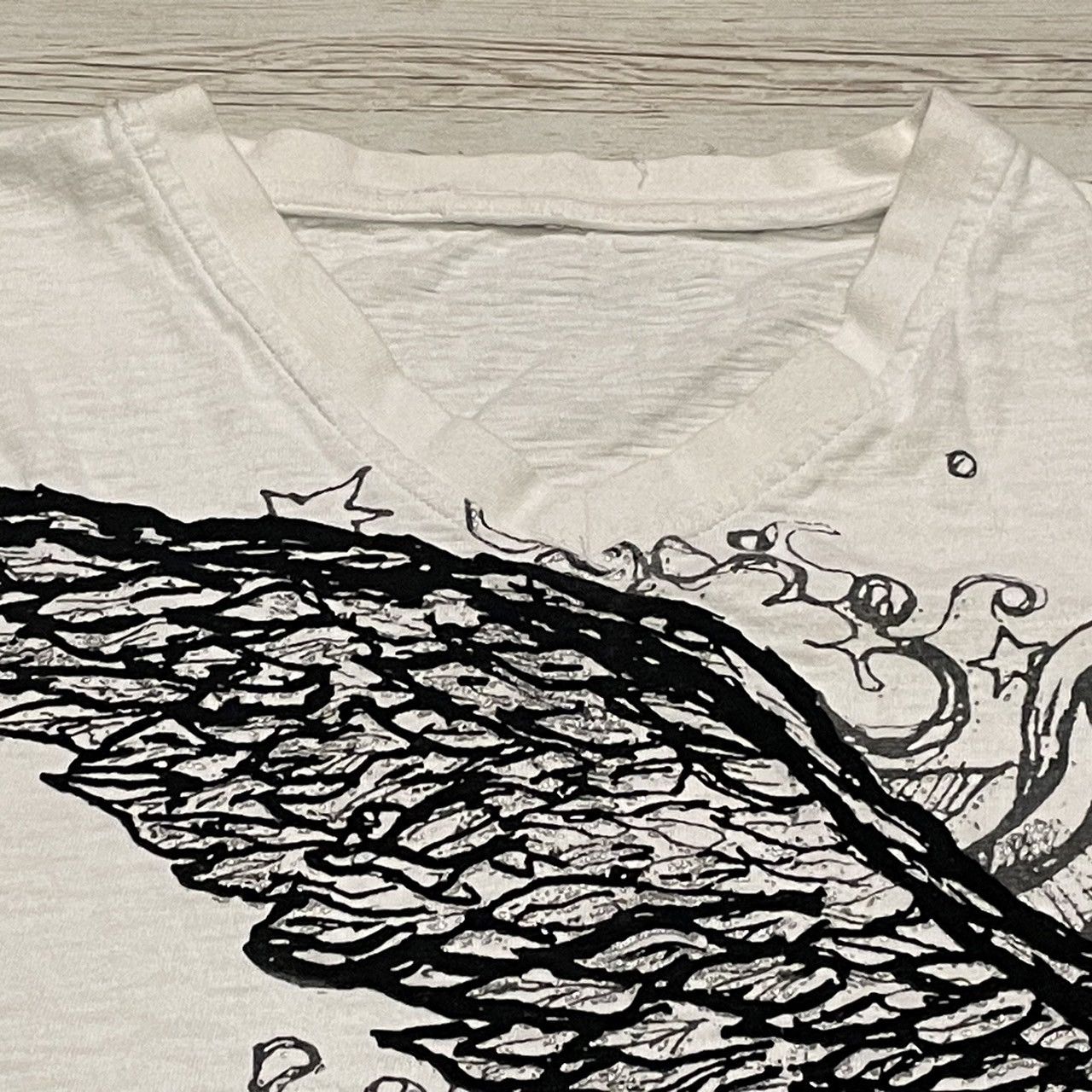Affliction × Ed Hardy × Tapout Rare Wings Cross Tee Y2K Affliction Style Size US XL / EU 56 / 4 - 5 Thumbnail