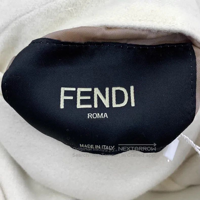 Fendi Fendi Patchwork cashmere lapel double-breasted long-sleeve Size M / US 6-8 / IT 42-44 - 5 Thumbnail