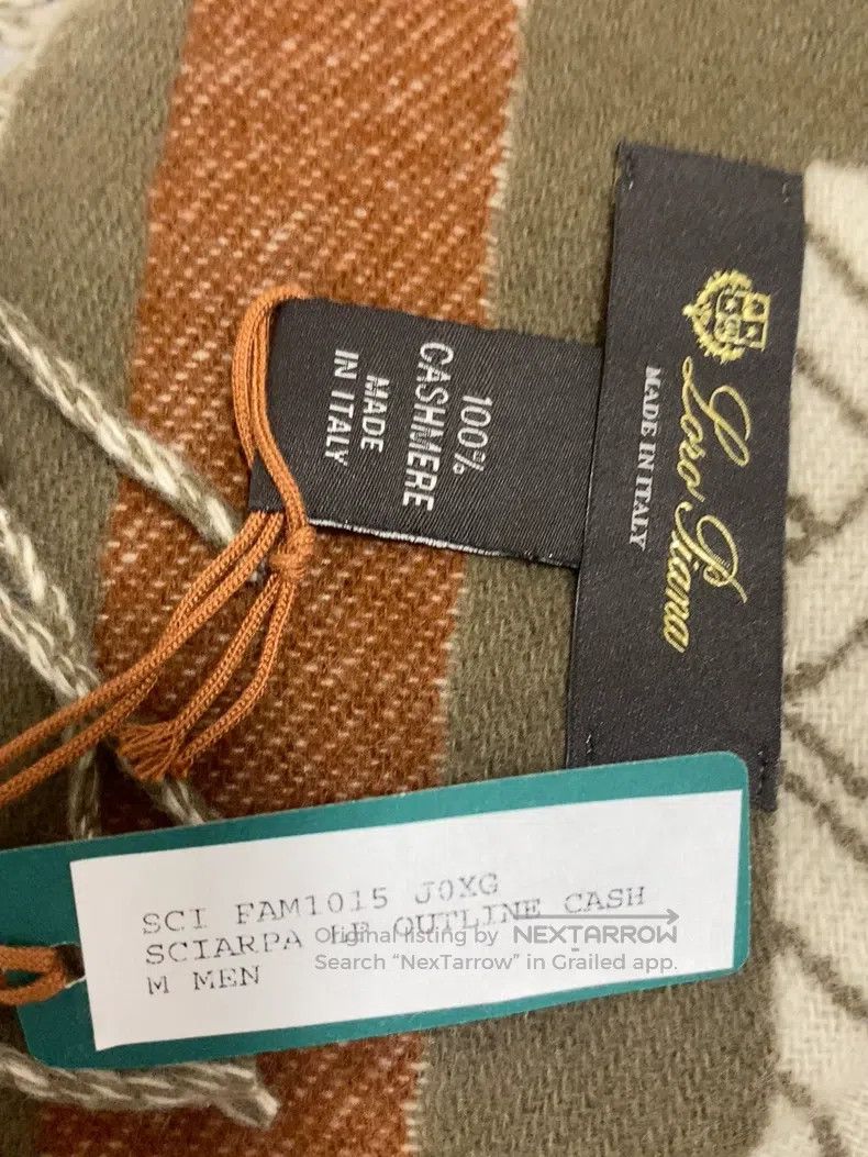 Loro Piana Loro Piana size 172*46 cm All Cashmere Scarf Size ONE SIZE - 5 Thumbnail