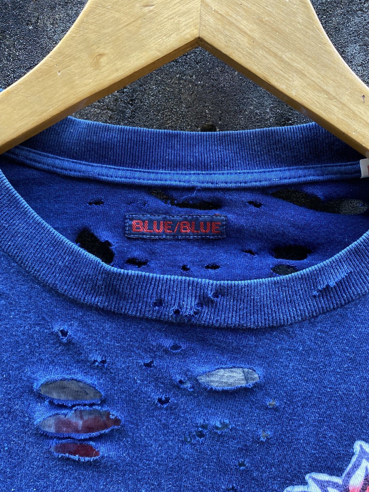 Vintage Blue Blue Japan Indigo Thrashed Distressed Kapital ERD style Size US M / EU 48-50 / 2 - 4 Thumbnail
