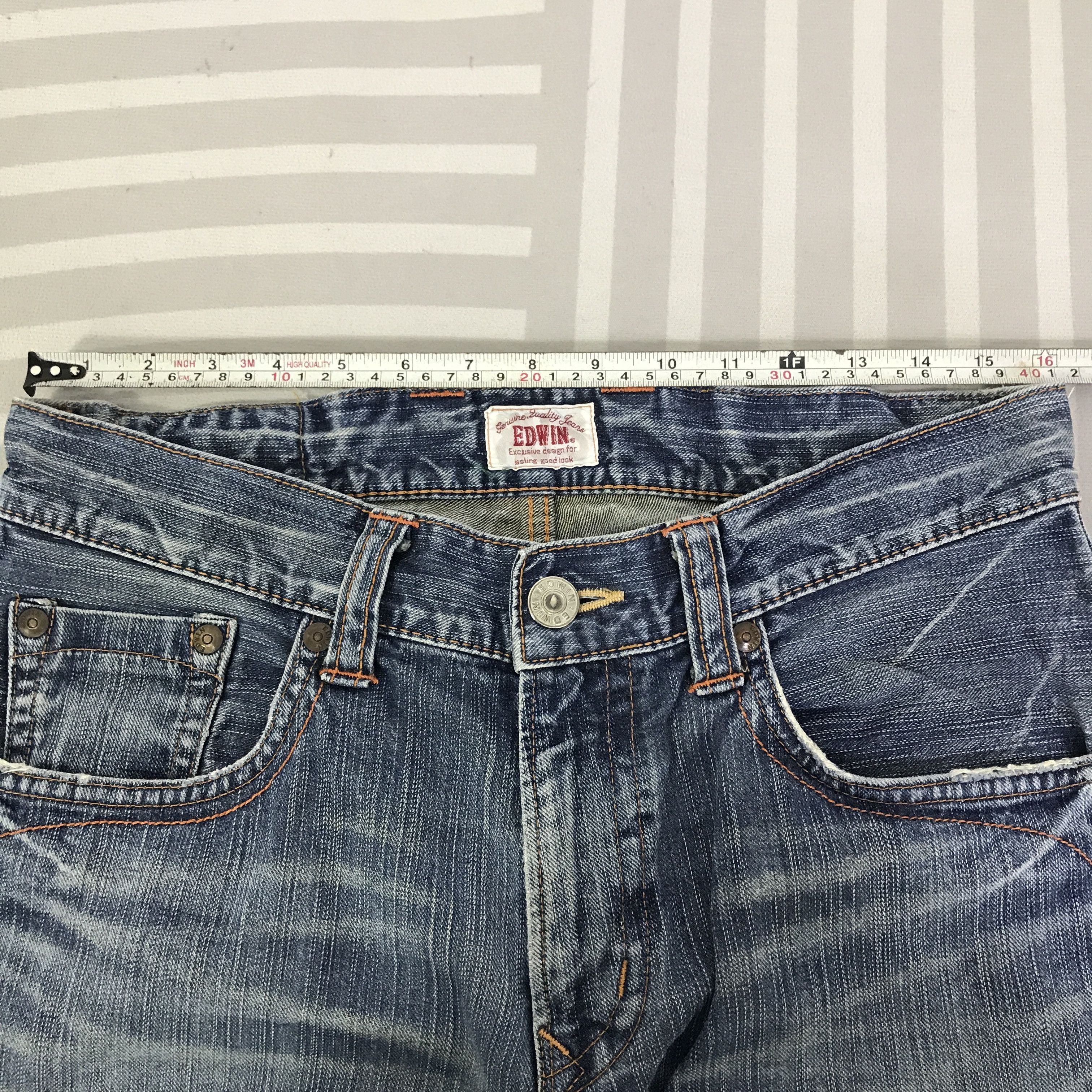 Edwin Vintage Edwin Japan denim Jeans K74B20 Size US 32 / EU 48 - 7 Thumbnail