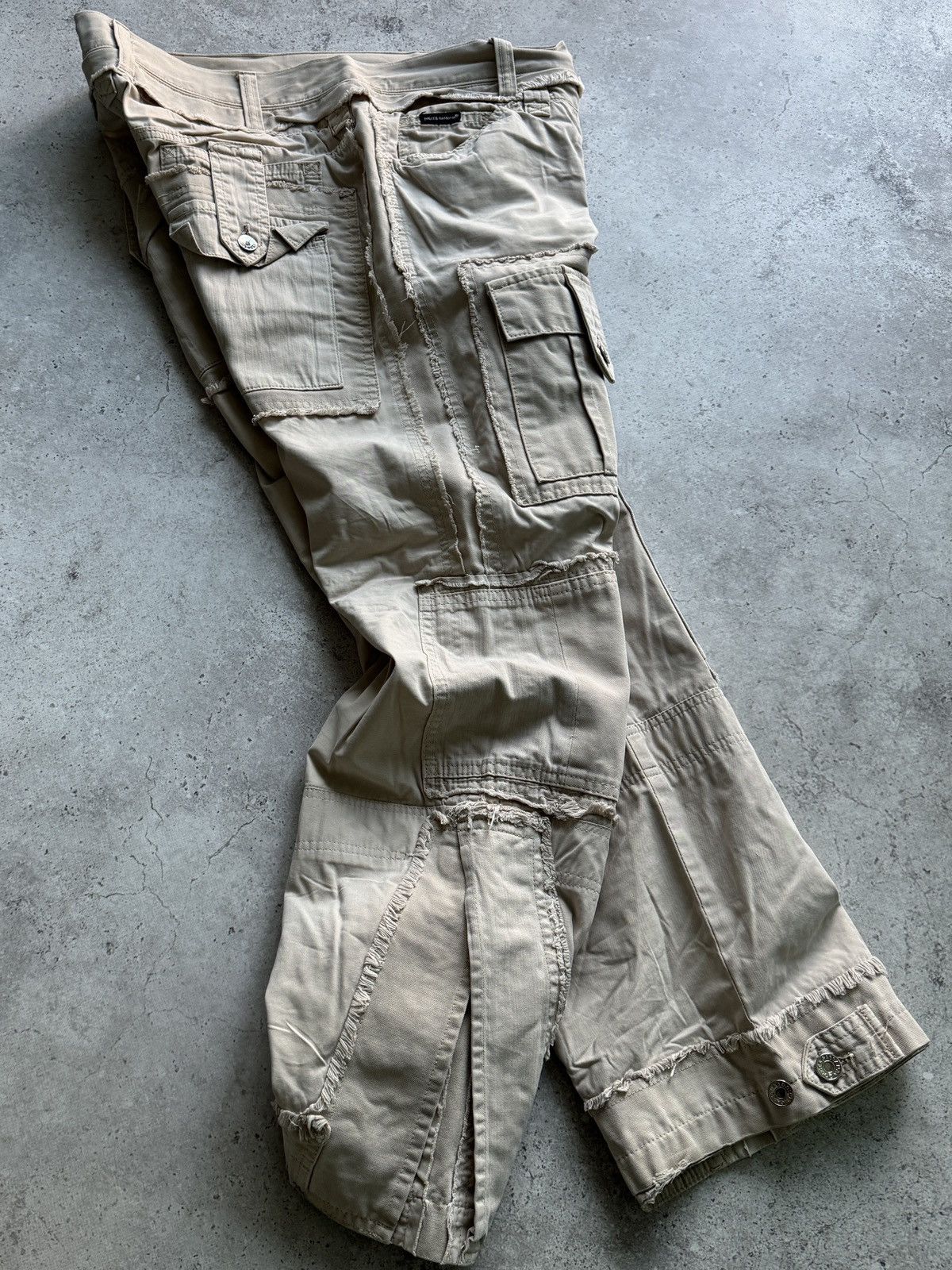 Dolce & Gabbana 🔥 Dolce&Gabbana Archive 00s PatchWork Distressed Pants Size US 34 / EU 50 - 5 Thumbnail