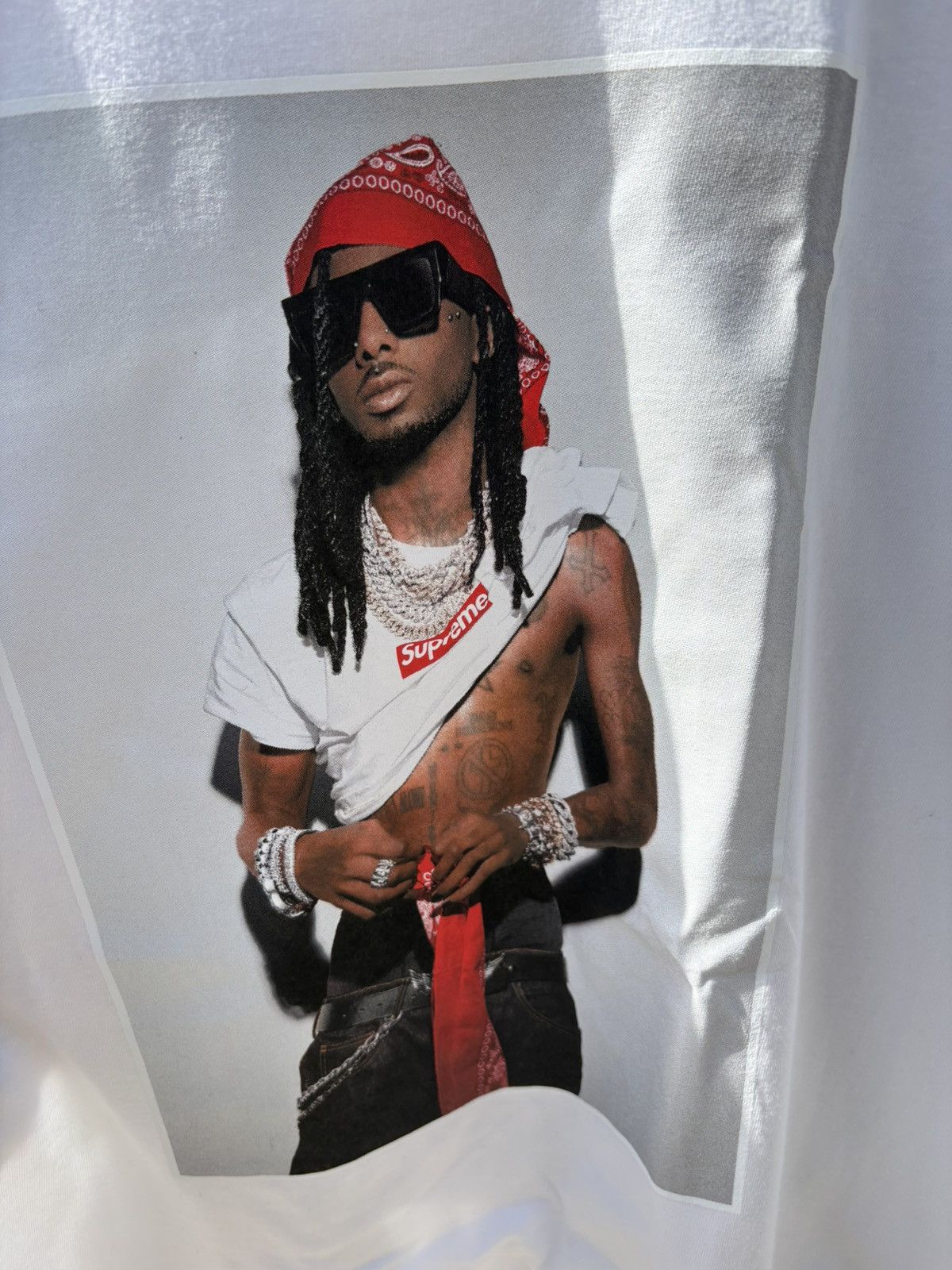 Supreme Supreme Playboi Carti Tee Size US L / EU 52-54 / 3 - 3 Thumbnail