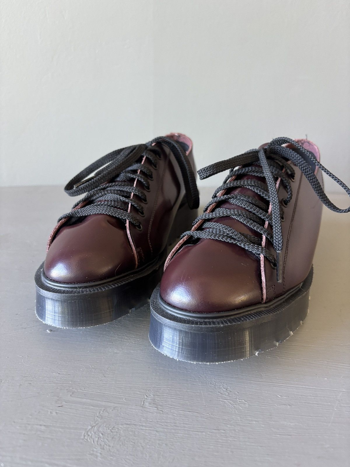 Other Denson Platform Monkey Shoes Men's Burgundy (UK6/US7) Size US 7 / EU 40 - 8 Thumbnail