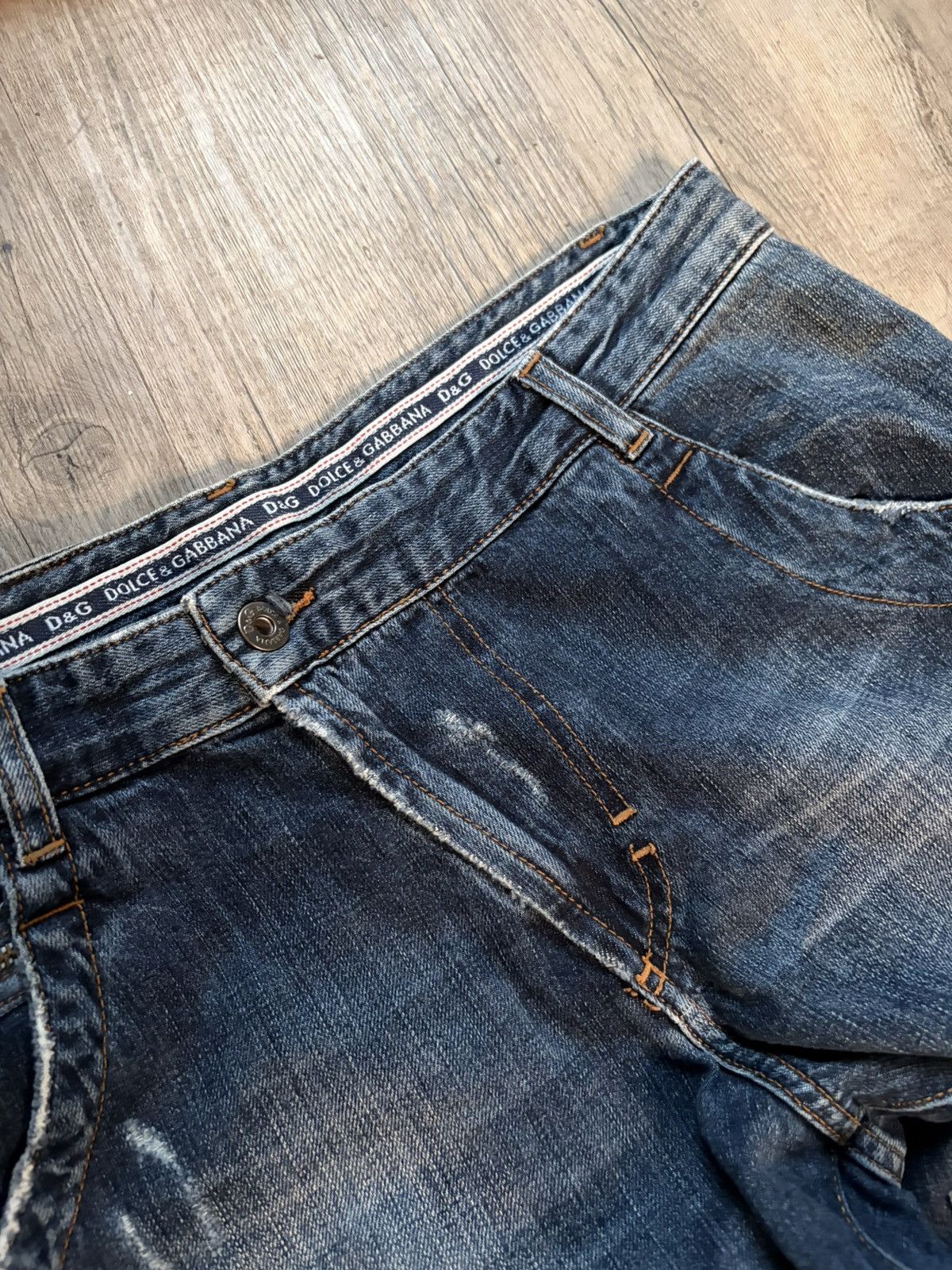 Dolce & Gabbana 2006 Dolce and Gabanna Whiskered Clawmark Jeans Size US 34 / EU 50 - 5 Thumbnail