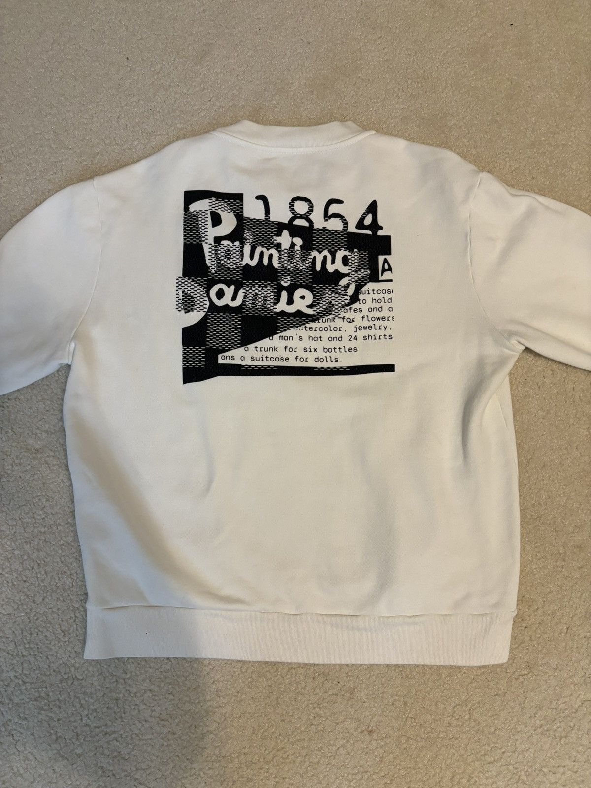 Louis Vuitton Louis Vuitton LV International Malletier Crewneck White Size US XXL / EU 58 / 5 - 10 Thumbnail