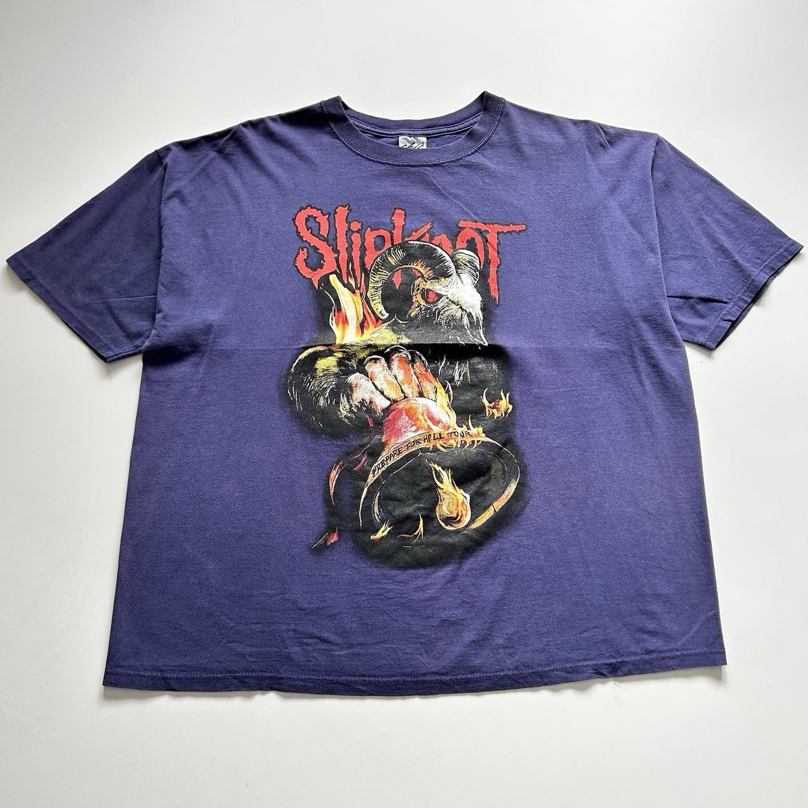 Vintage Slipknot T-Shirt XL Y2K World Tour Made In USA Rare