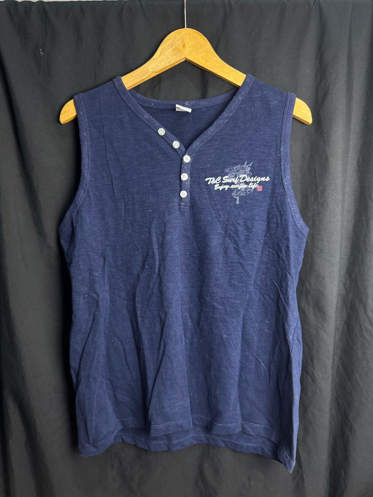 Japanese Brand × Vintage Japanesw Tanktop Dragon T&C Ifsix Lgb Styled Size US M / EU 48-50 / 2 - 2 Thumbnail
