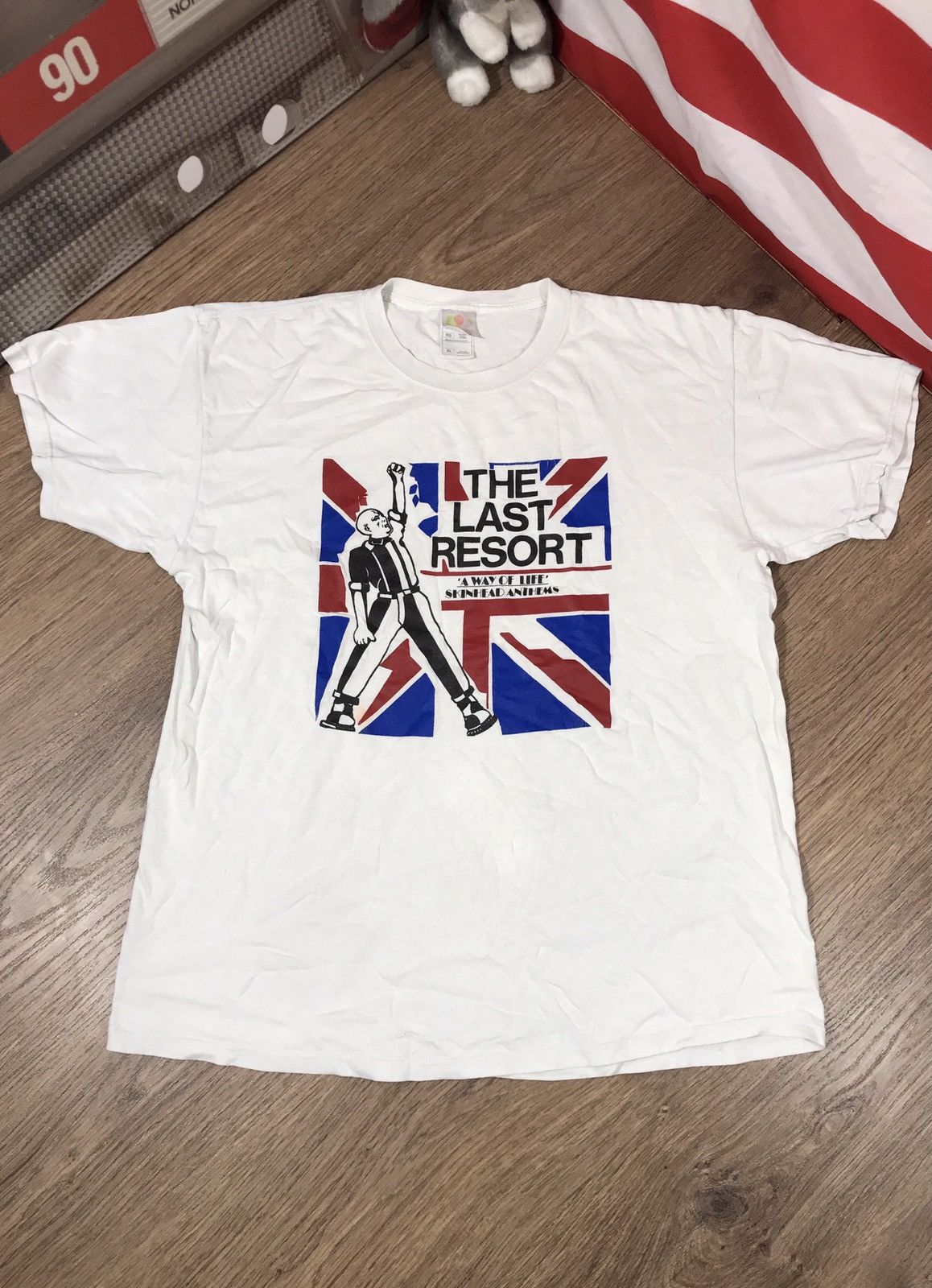 Band Tees × Vintage Vintage The Last Resort Way Of Live Skinhead Size US XL / EU 56 / 4 - 1 Thumbnail