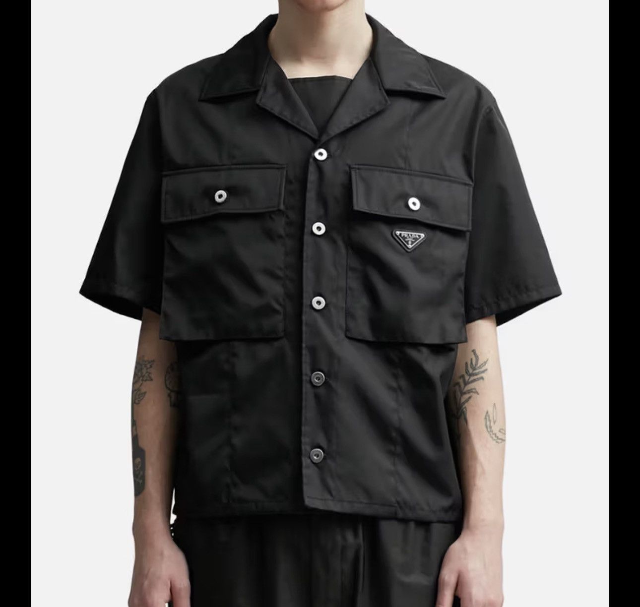 Prada PRADA RE-NYLON TACTICAL SHIRT Size US XL / EU 56 / 4 - 2 Thumbnail