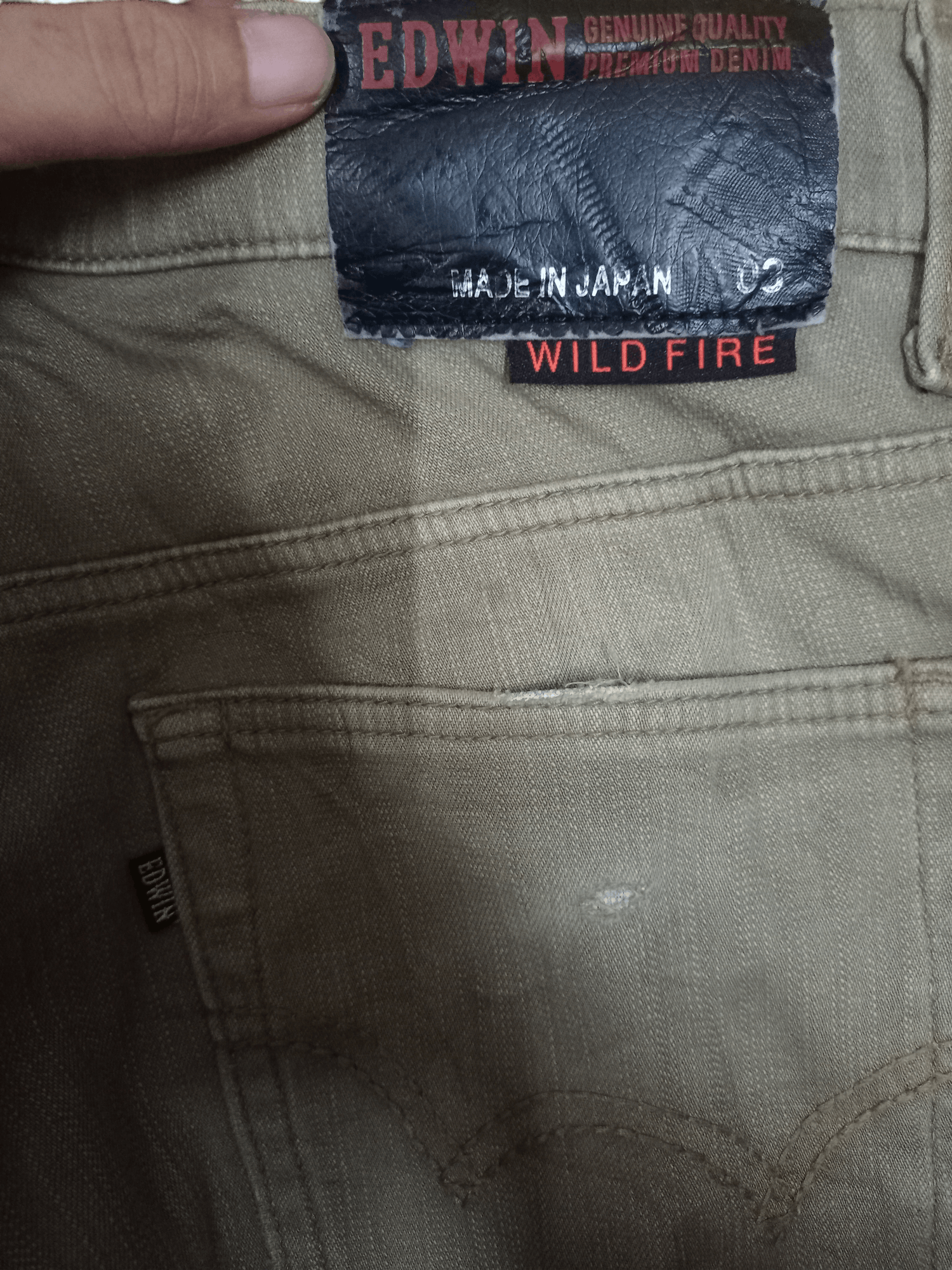 Edwin × Japanese Brand Vintage Edwin Japan Loose Denim Pants 31x29 Size US 31 - 8 Thumbnail