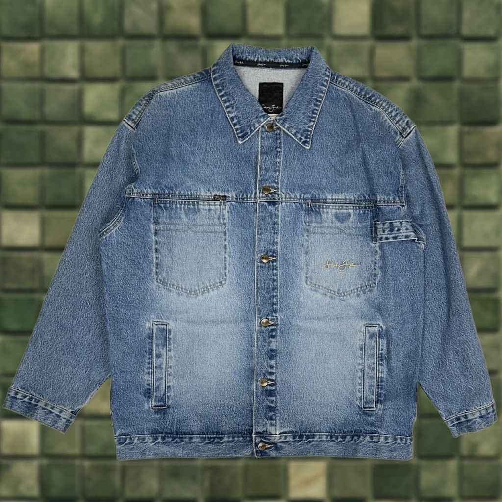 Sean John VINTAGE Sean John Denim Jacket 2XL/XXL Men's Y2K Rap Hip Hop Classic Blue Size US XXL / EU 58 / 5 - 1 Thumbnail