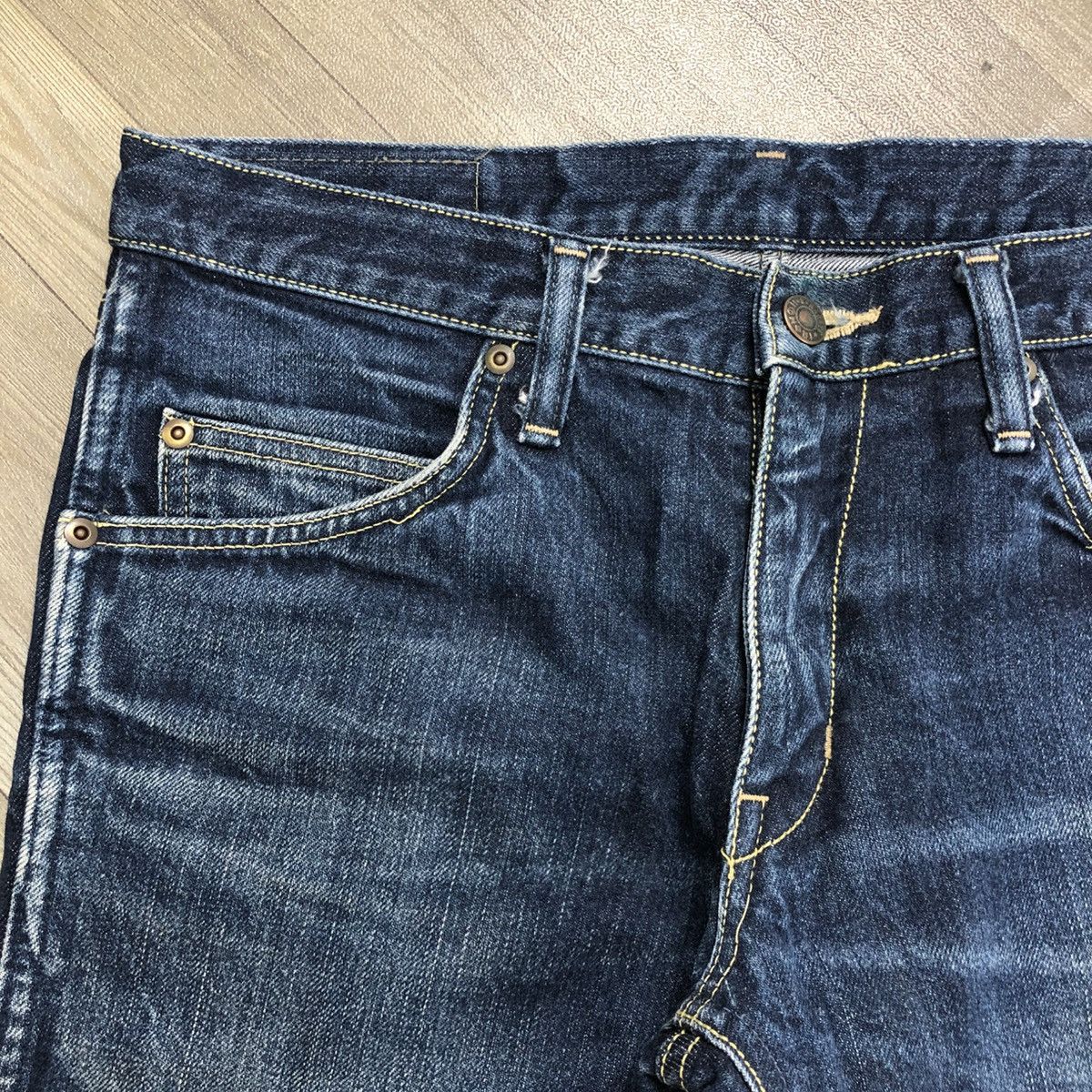 Blue Blue Japan × Japanese Brand × Vintage Vintage Blue Blue Japan Faded Jeans Size US 30 / EU 46 - 4 Thumbnail