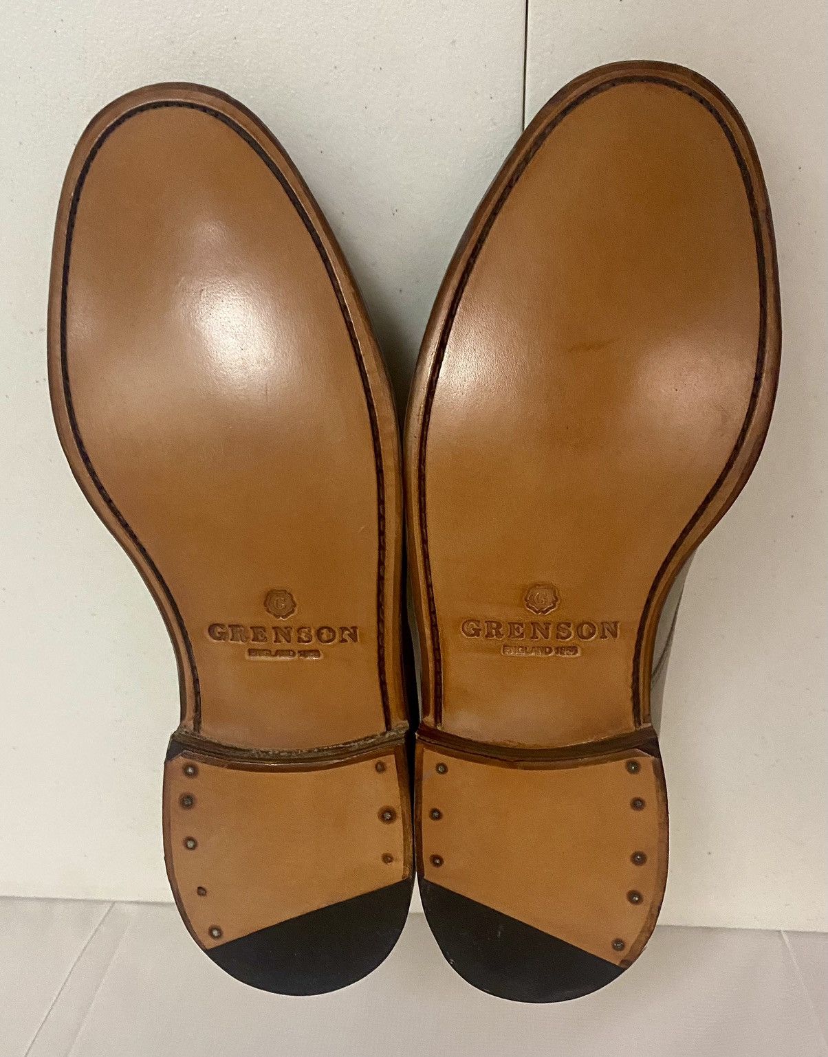 Grenson Grenson Grey Leather Burnished Toe Finnegan Derby 11 NIB Size US 11 / EU 44 - 9 Thumbnail