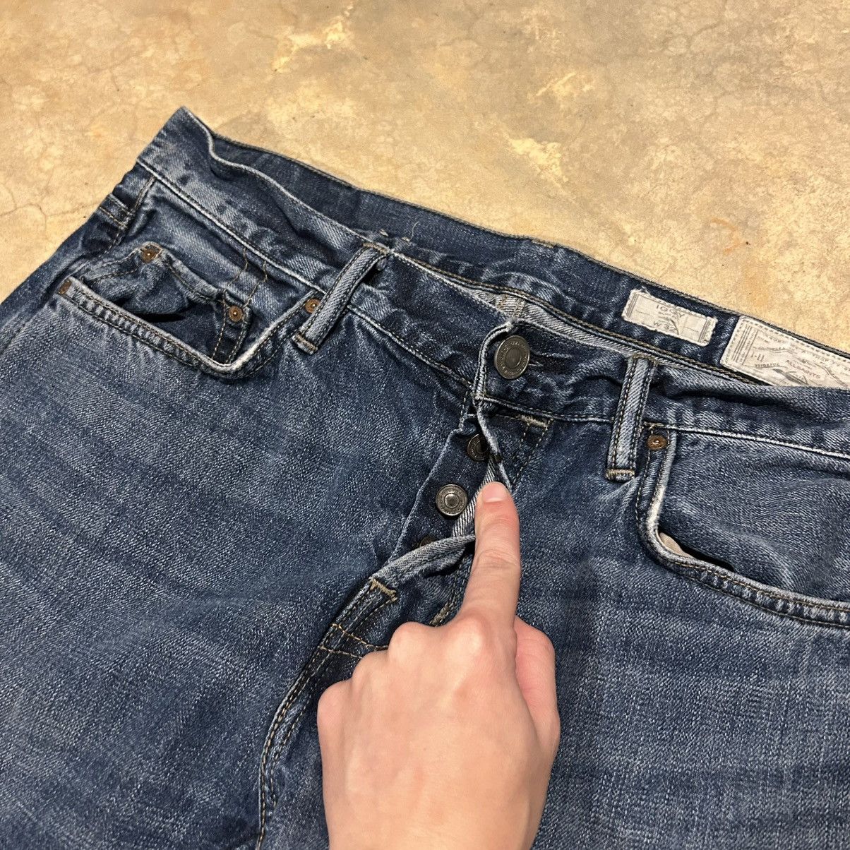 Allsaints × Japanese Brand AllSaints Iggy Faded Slim Indigo Jeans Essential Size US 32 / EU 48 - 4 Thumbnail