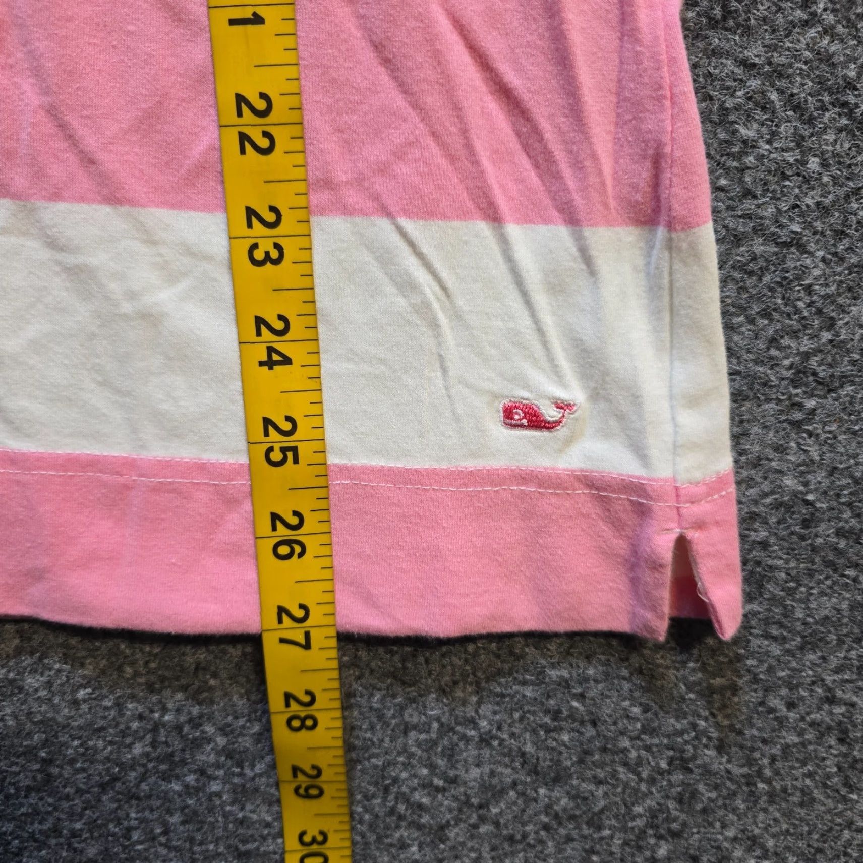 Vineyard Vines Vineyard Vines Hoodie Top Womens Size Medium Pink Rugby Stripe Hooded Casual Knit Lightweight Spring Summer Fall Baggy? Size M / US 6-8 / IT 42-44 - 6 Thumbnail