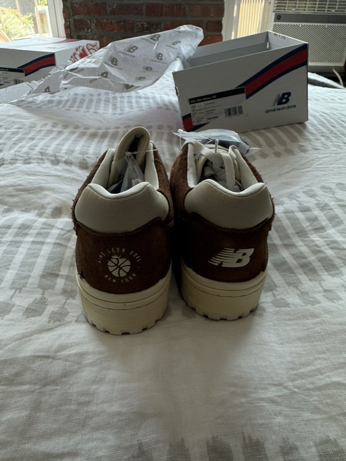Aime Leon Dore ALD x New Balance 550 Brown Beige Size US 10.5 / EU 43-44 - 5 Thumbnail