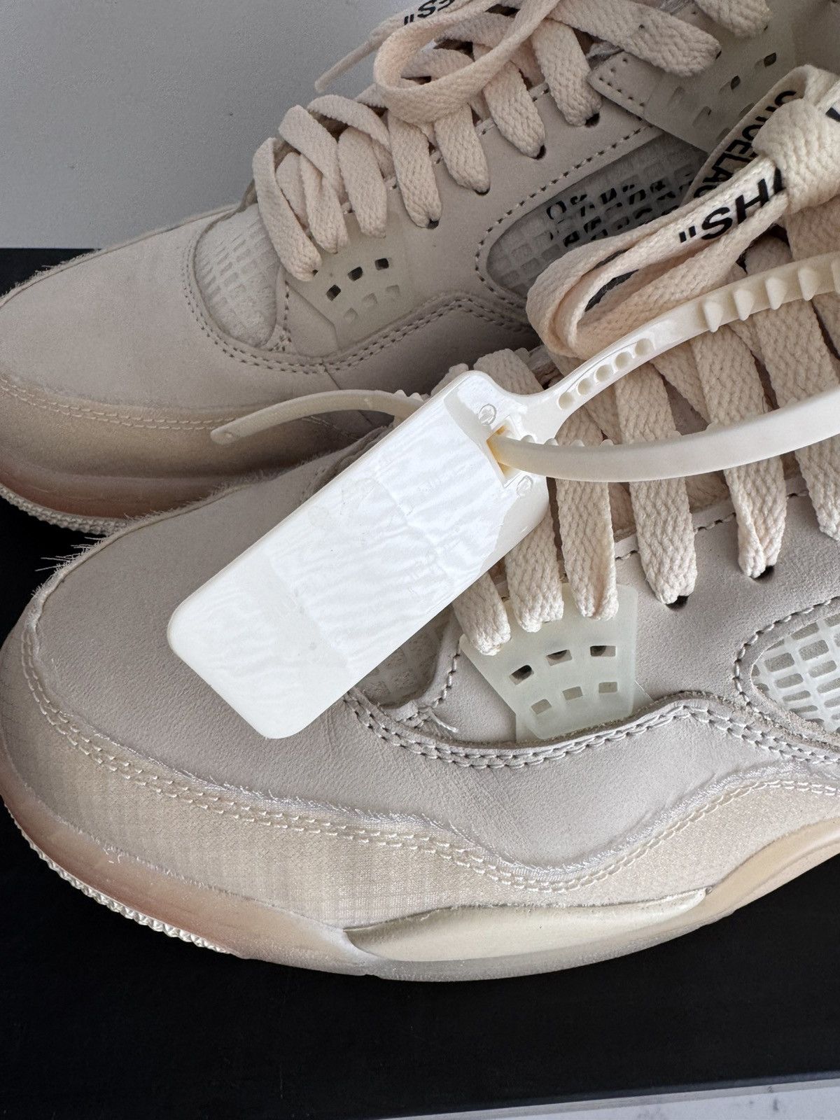 Jordan Brand Jordan 4 Off white Virgil Abloh size 10.5 mens Size US 10.5 / EU 43-44 - 3 Thumbnail