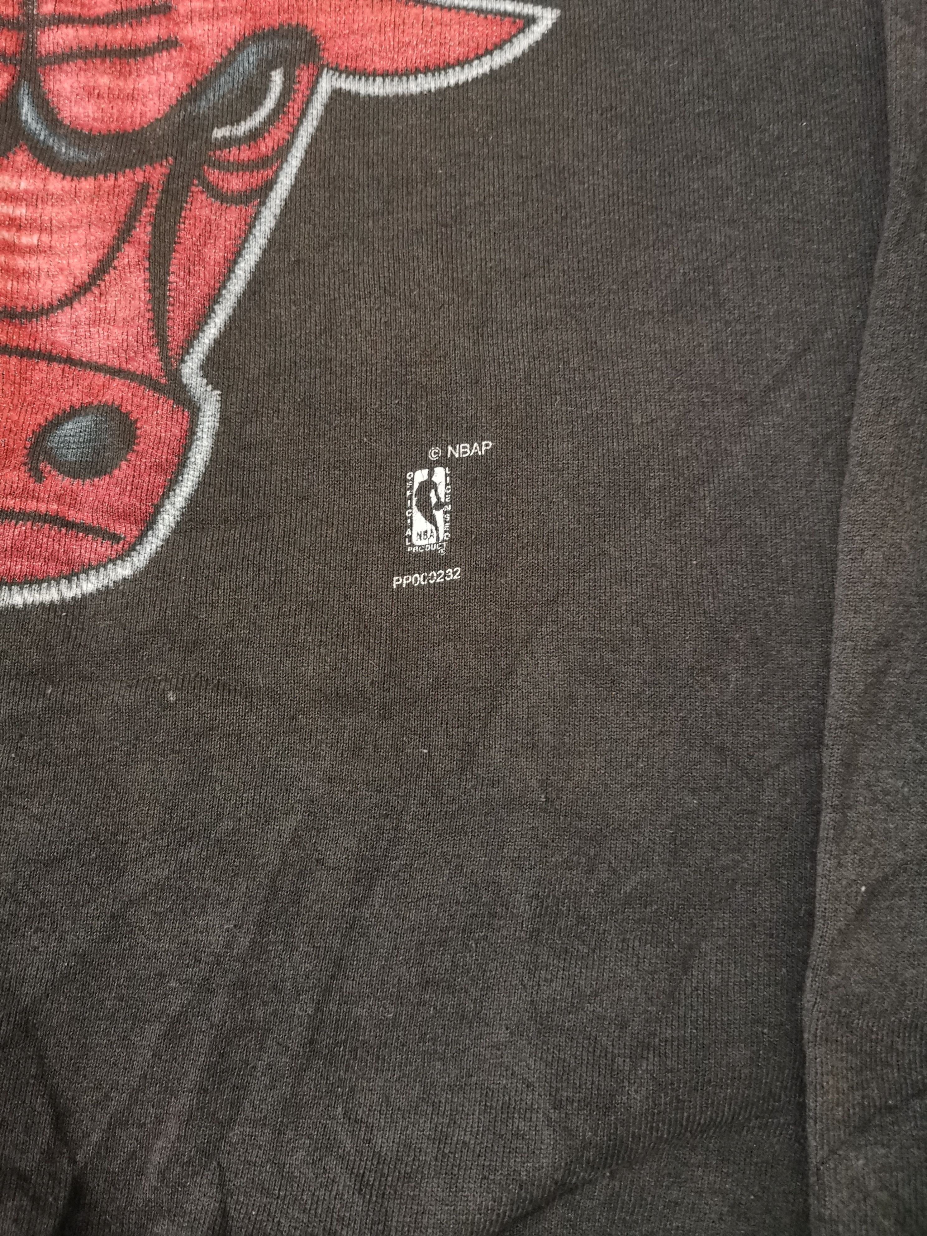 NBA × Vintage 🔥Vtg 90s Sweatshirt Chicago Bulls Size US XL / EU 56 / 4 - 9 Thumbnail