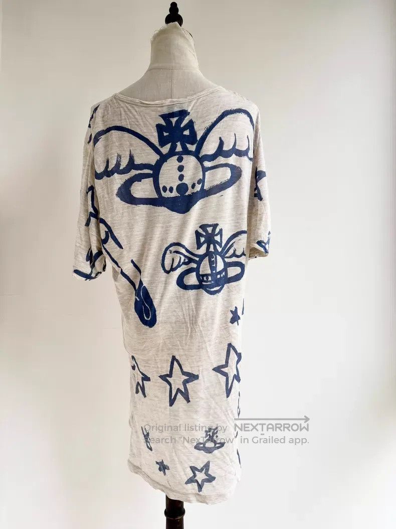 Vivienne Westwood Vivienne Westwood Graffiti Saturn Skull Star Short Sleeve Size XL / US 12-14 / IT 48-50 - 2 Thumbnail