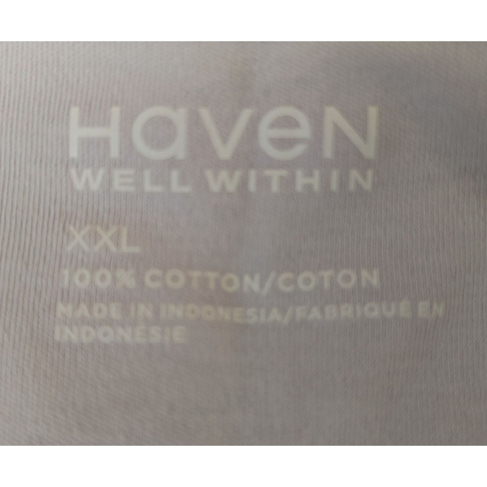 Haven HAVEN Well Within Womens XXL Gray Cotton Casual Basic Tank T Size XXL / US 16-18 / IT 52-54 - 3 Thumbnail