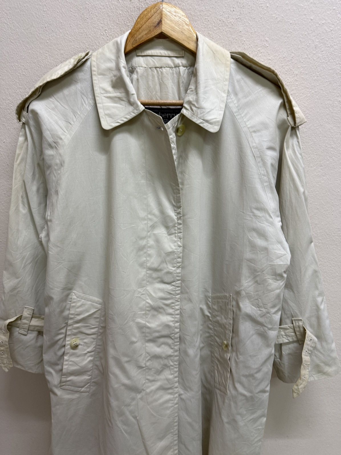 Burberry VINTAGE 90s BURBERRYS’ MADE IN ENGLAND TRECNHE COAT JACKET Size US M / EU 48-50 / 2 - 19 Thumbnail