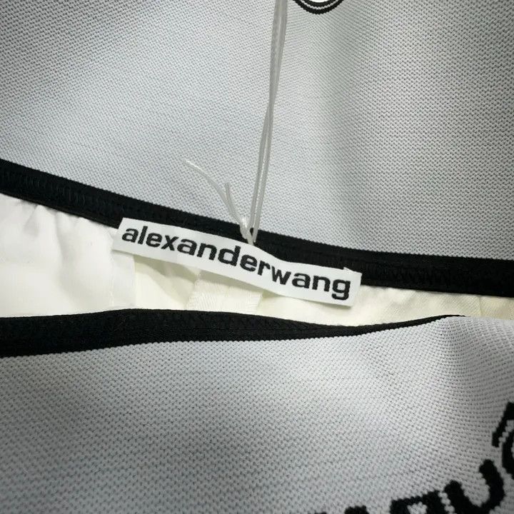 Alexander Wang Alexander Wang Color Block Logo Summer Shorts - Size 26" / US 2 / IT 38 - 6 Thumbnail