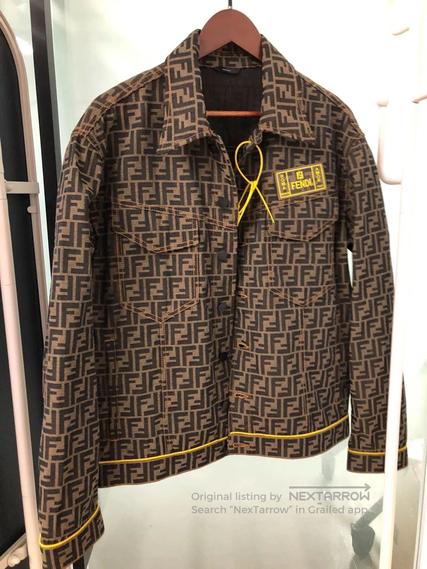 Fendi fendi printed outerwear coat size 50. Size US L / EU 52-54 / 3 - 1 Thumbnail