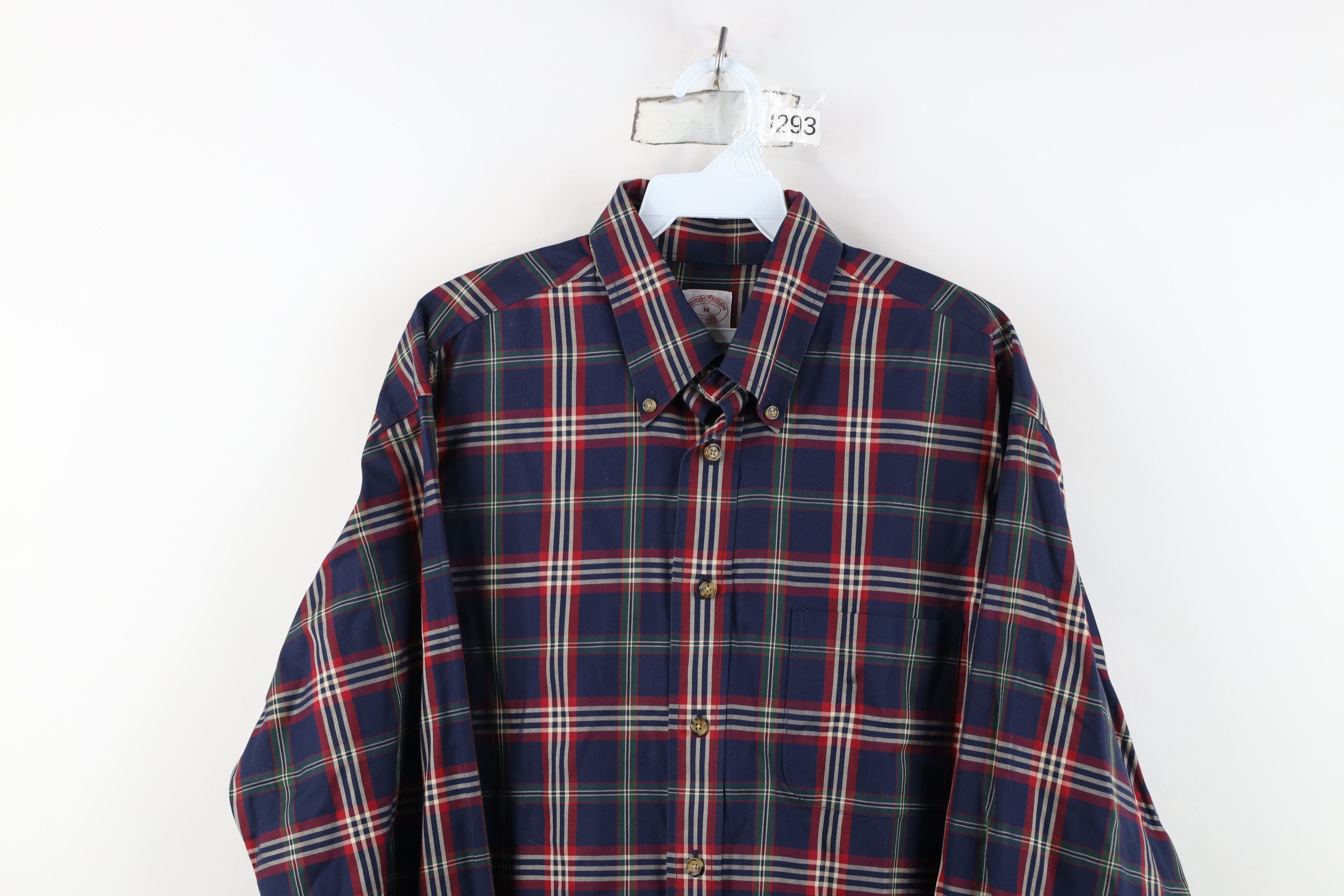 Brooks Brothers Vintage 90s Brooks Brothers Cotton Button Down Shirt Size US M / EU 48-50 / 2 - 2 Thumbnail