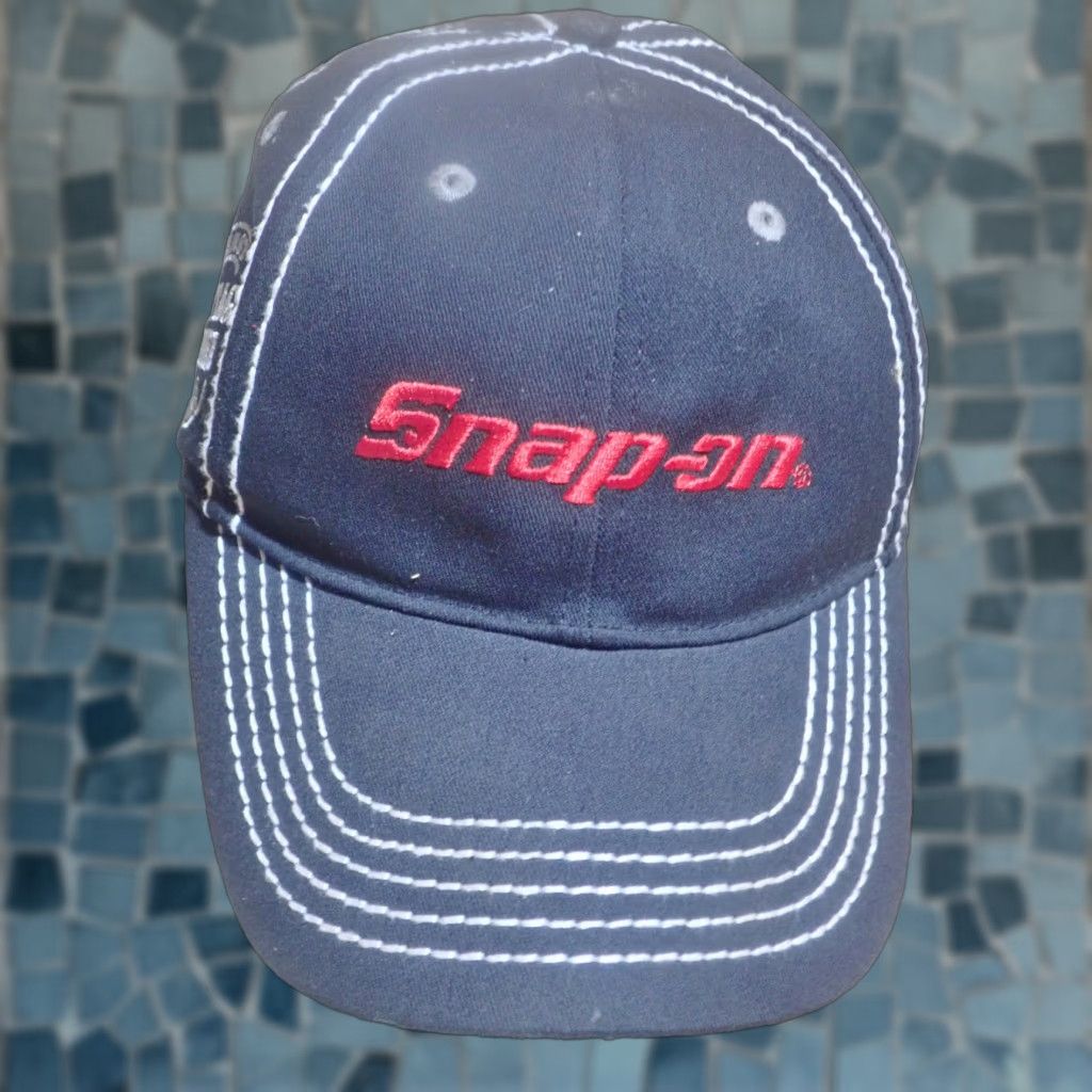 Vintage VINTAGE Snap-On Tools First Series Baseball Cap Hat Choko Motorsports - Embroidered Steel Logo - One Size - Black Twill Cap Mens Size ONE SIZE - 1 Thumbnail