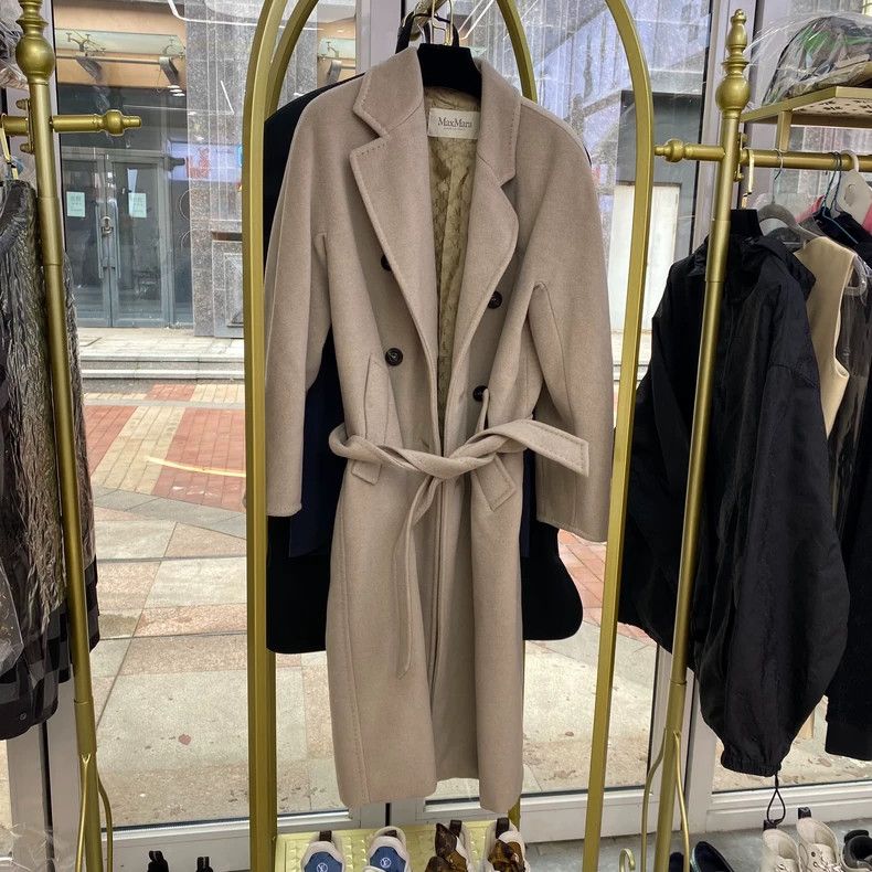 Max Mara Max Mara 101 801 Sandy wool coat Size M / US 6-8 / IT 42-44 - 1 Thumbnail