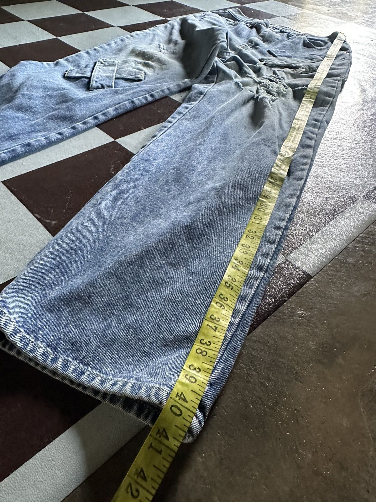 Vintage B.scott blue denim jeans Size US 28 / EU 44 - 10 Thumbnail