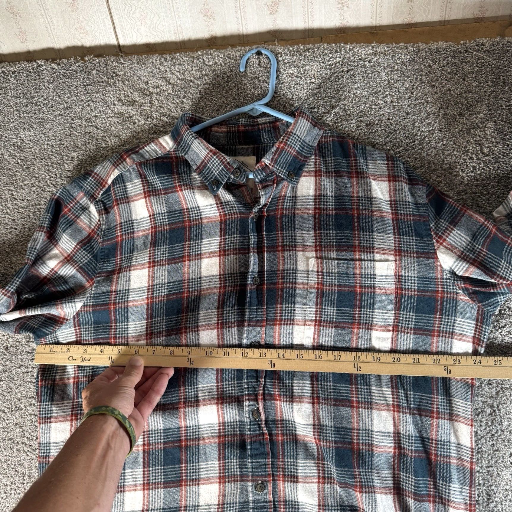 Vintage St. John’s Bay Flannel Button-Up Shirt XL Grunge Lumberjack Outdoor Workwear Casual Size US XL / EU 56 / 4 - 2 Thumbnail