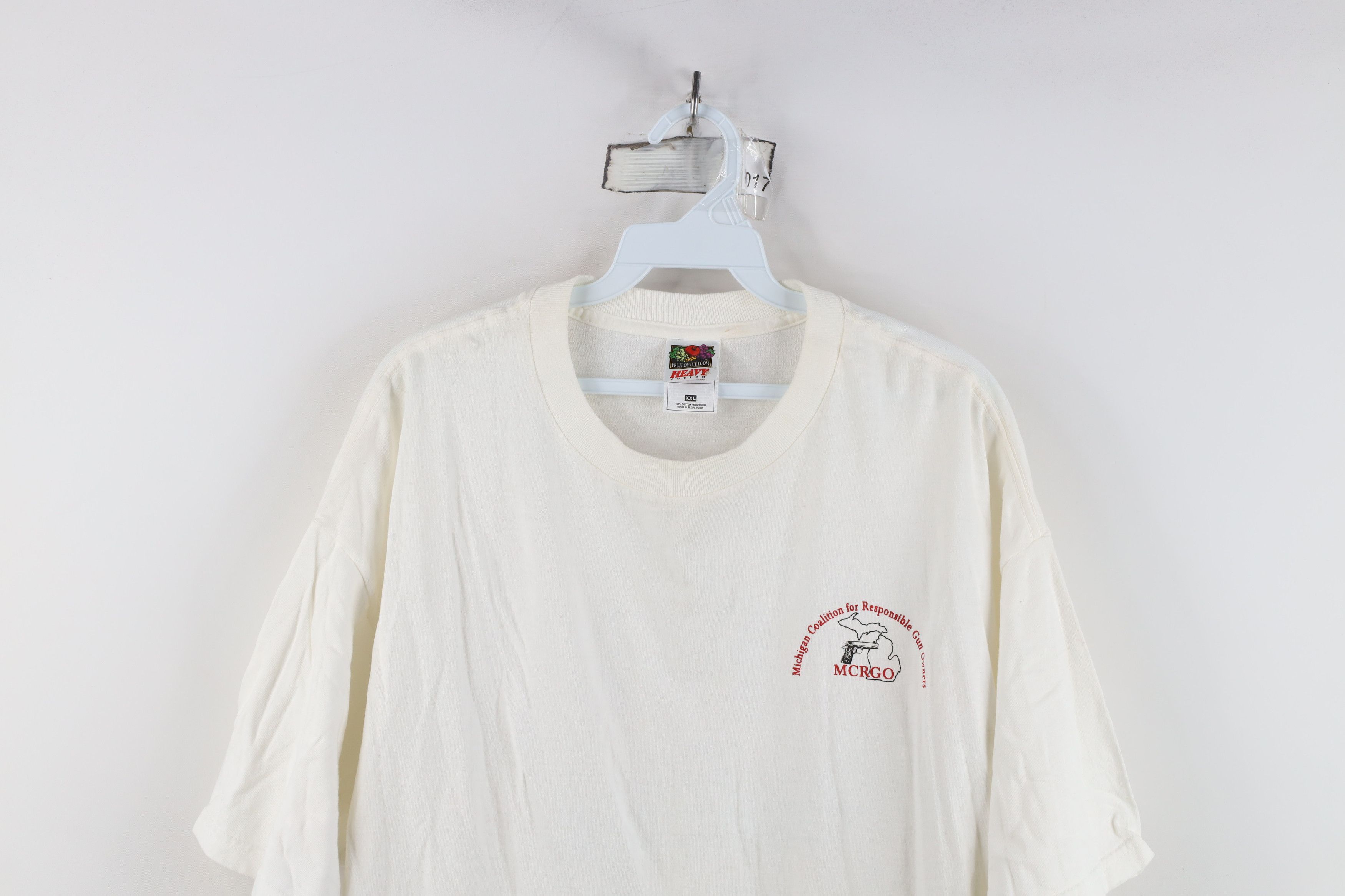Vintage Vintage Coalition for Responsible Gun Owners T-Shirt White Size US XXL / EU 58 / 5 - 2 Thumbnail