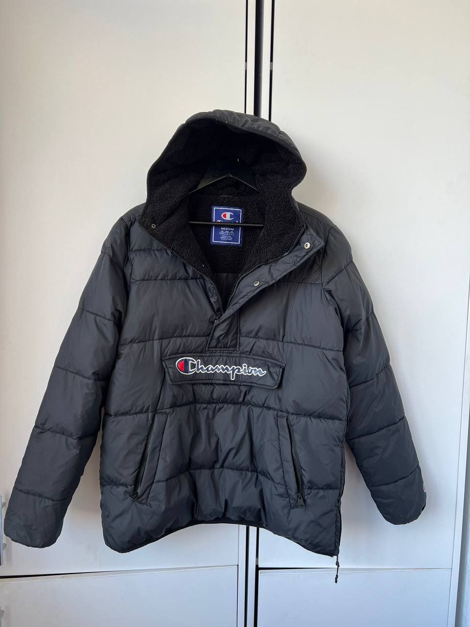 Champion Champion Pullover Half-Zip Hooded Men's Jacket Size US M / EU 48-50 / 2 - 2 Thumbnail