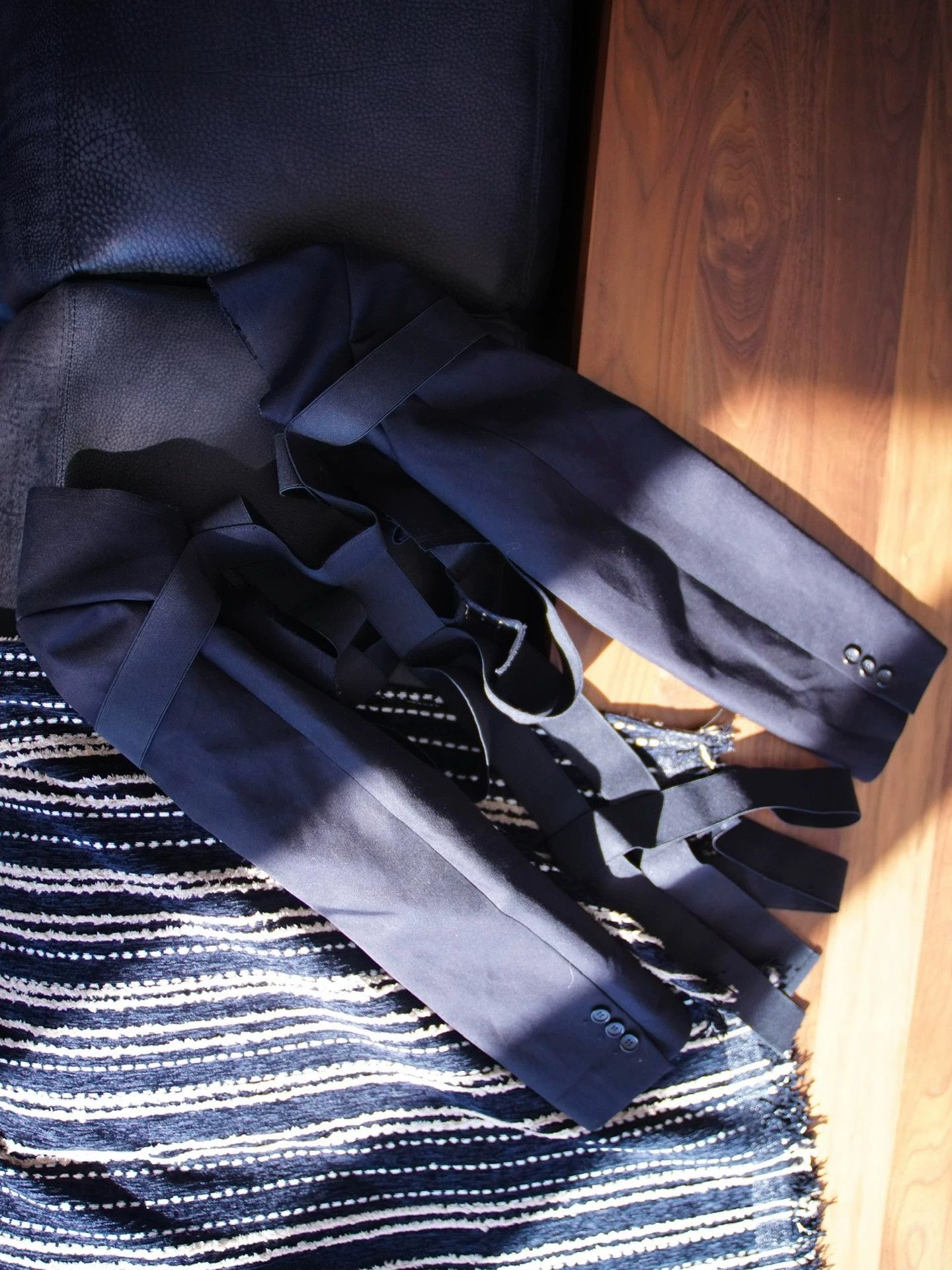 Comme des Garcons CDG 2014SS Runway Silk Blend Tie-up Blazer Size ONE SIZE - 8 Thumbnail