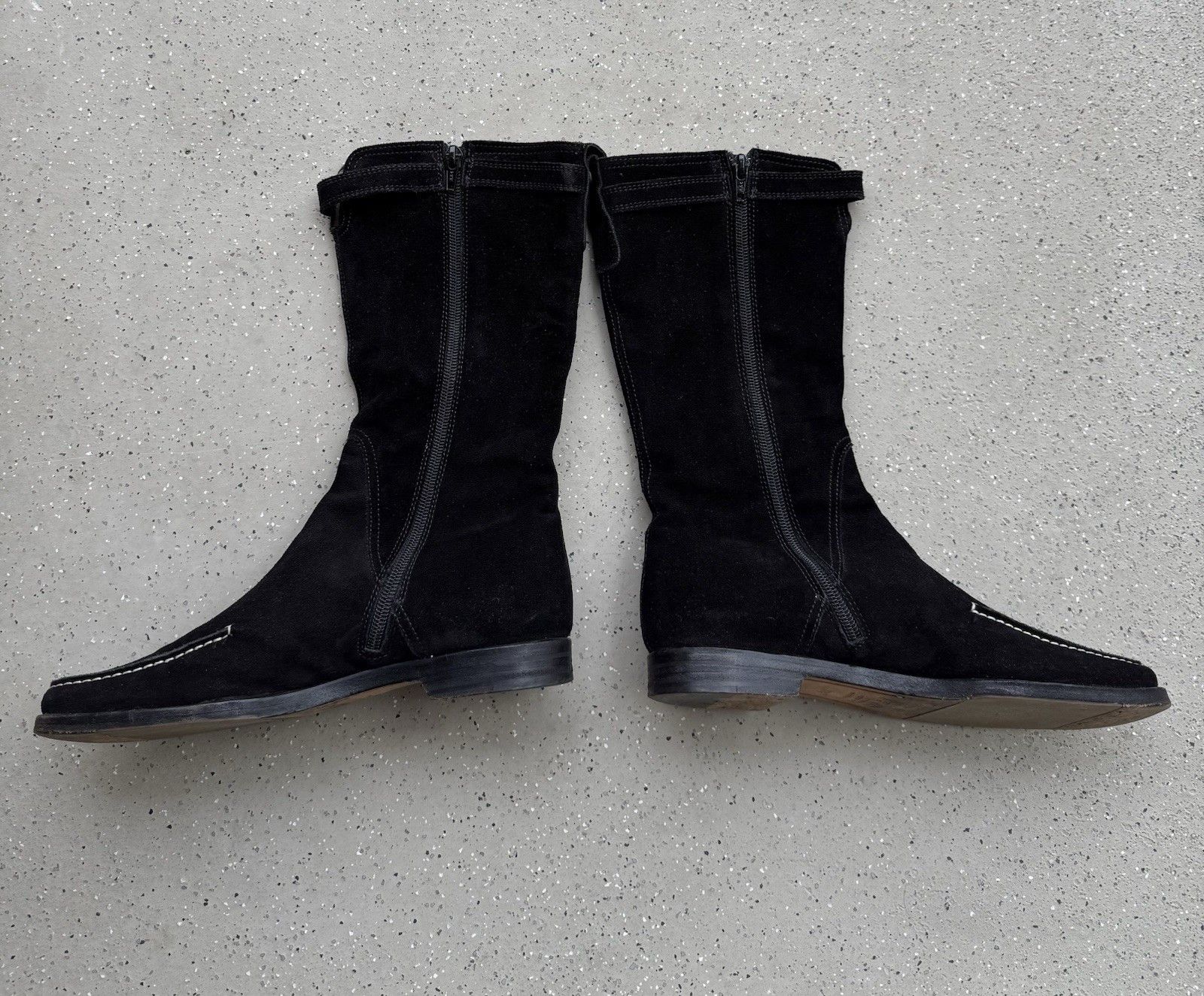 Escada Sport DDP vntg Escada Sport Suede Zip Knee Boots Shoes size 37.5 Size US 7.5 / IT 37.5 - 10 Thumbnail
