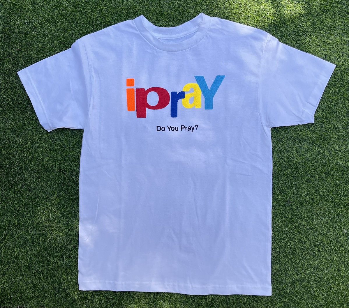 Vintage I PRAY “DO YOU” TSHIRT Size US L / EU 52-54 / 3 - 2 Thumbnail