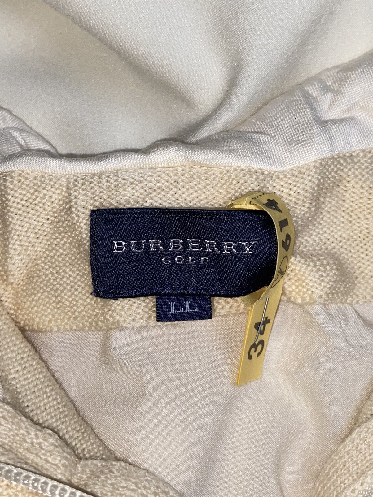 Burberry BURBERRY Golf Zipper T-shirt Size US L / EU 52-54 / 3 - 13 Thumbnail