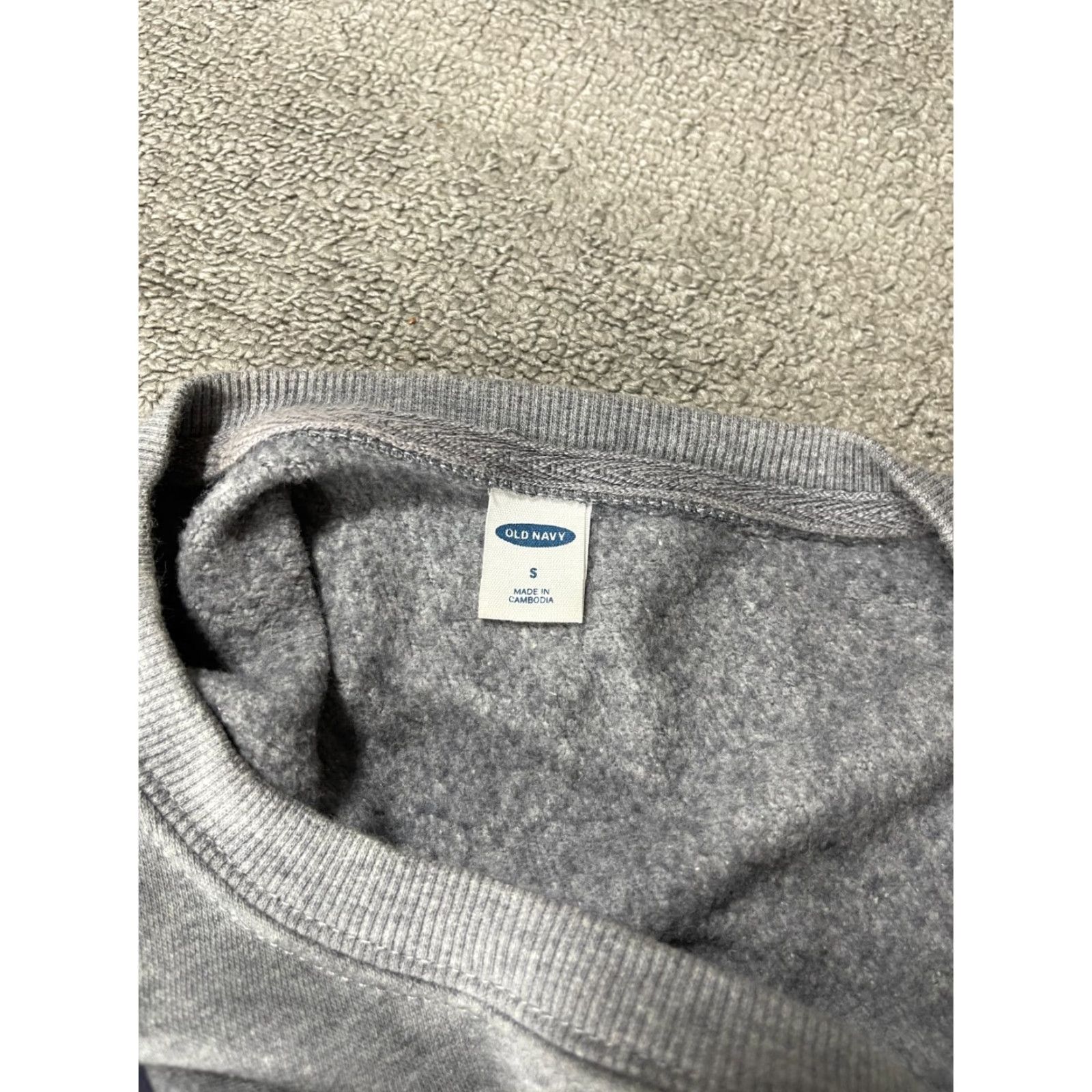 Old Navy Old Navy Sweater Women S Small Gray " Toast " Pullover Long Sleeve Solid Acrylic Nylon Spandex Size S / US 4 / IT 40 - 4 Thumbnail